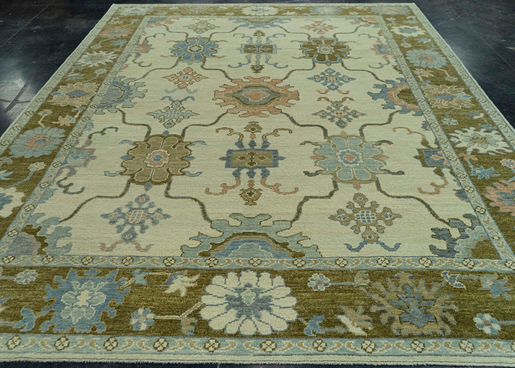 Turkish Oushak Rug 9' x 12'3" #20133