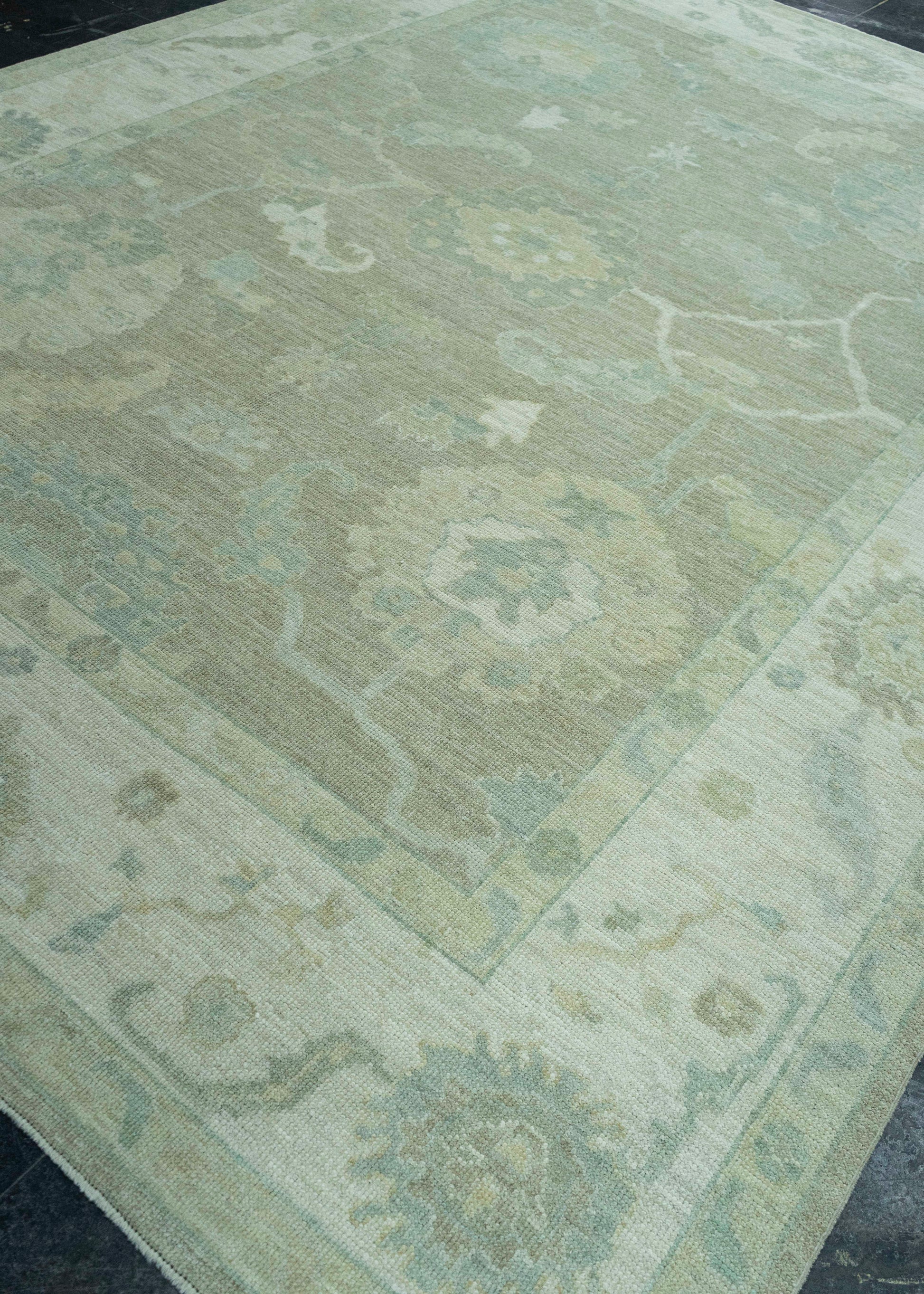 Turkish Oushak Rug 9'2" x 12'4" #19424