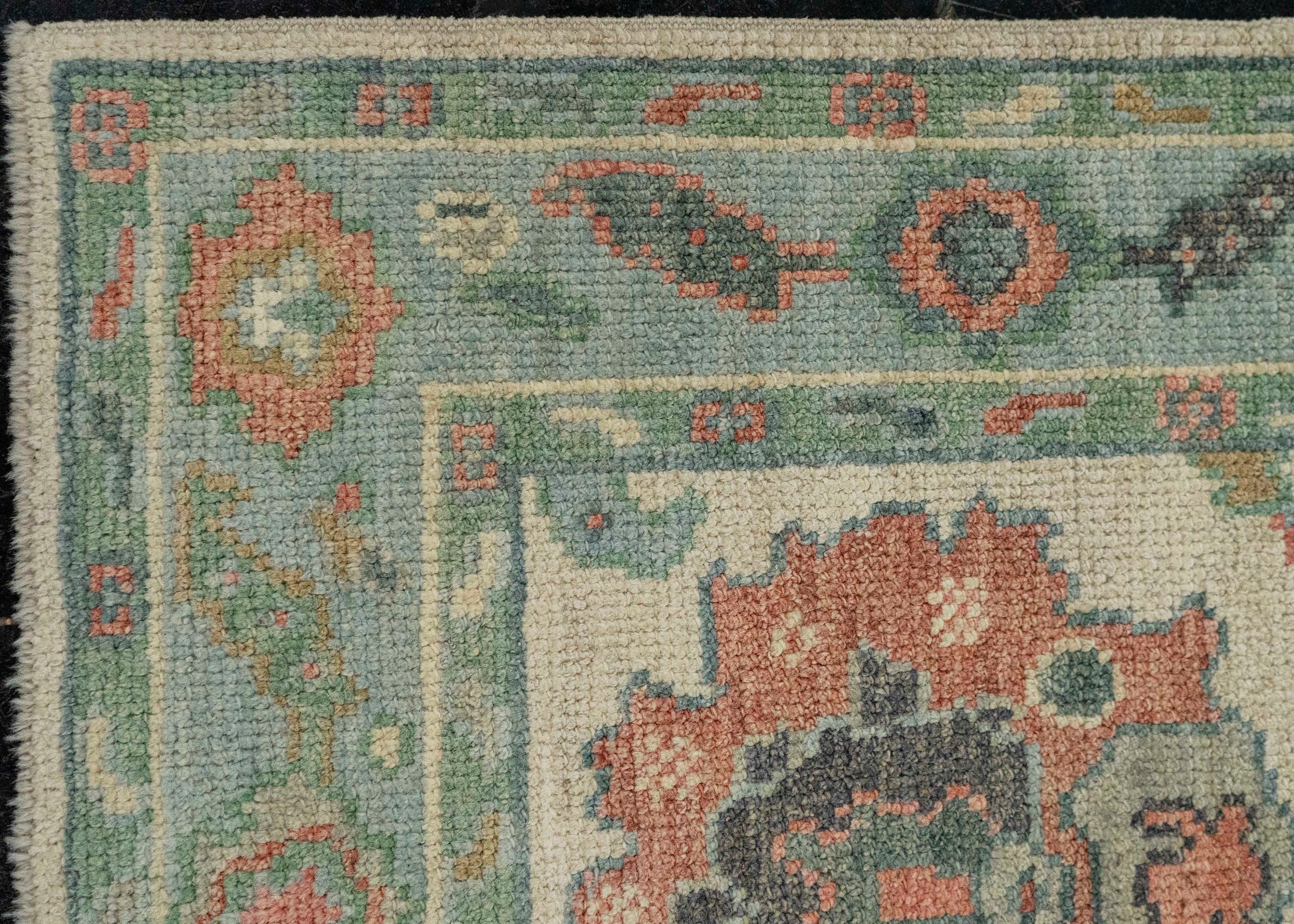 Turkish Oushak Rug 2'3" x 10'2" #20208