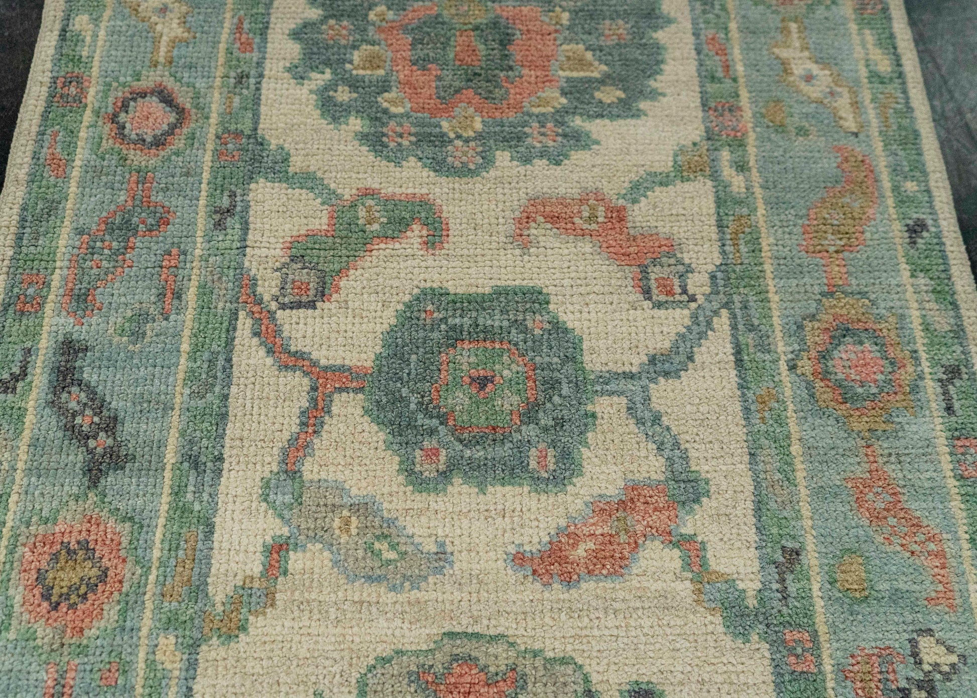 Turkish Oushak Rug 2'3" x 10'2" #20208