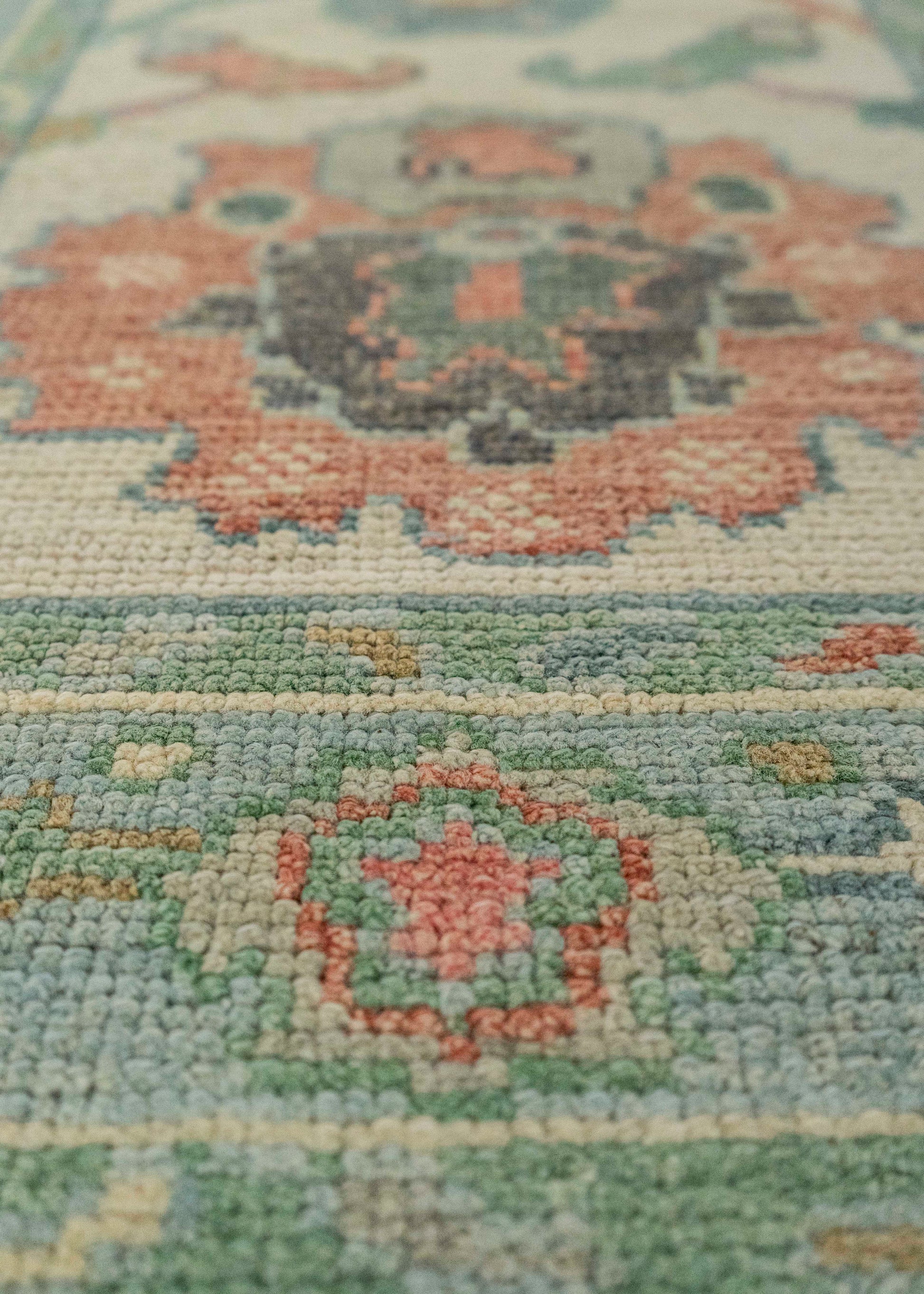 Turkish Oushak Rug 2'3" x 10'2" #20208