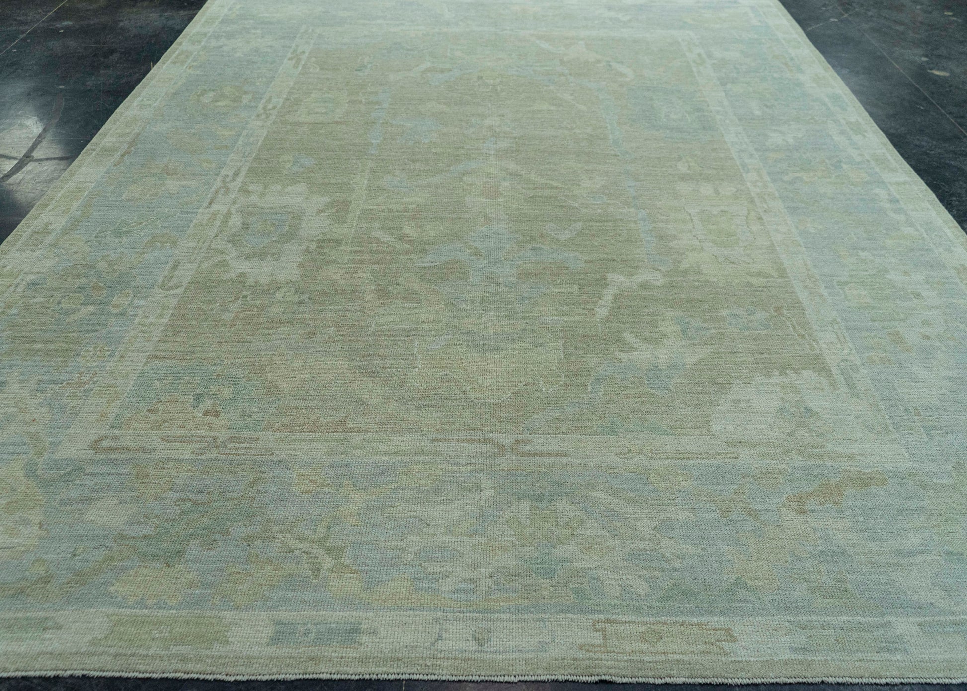 Turkish Oushak Rug 8'10" x 12'2" #19365