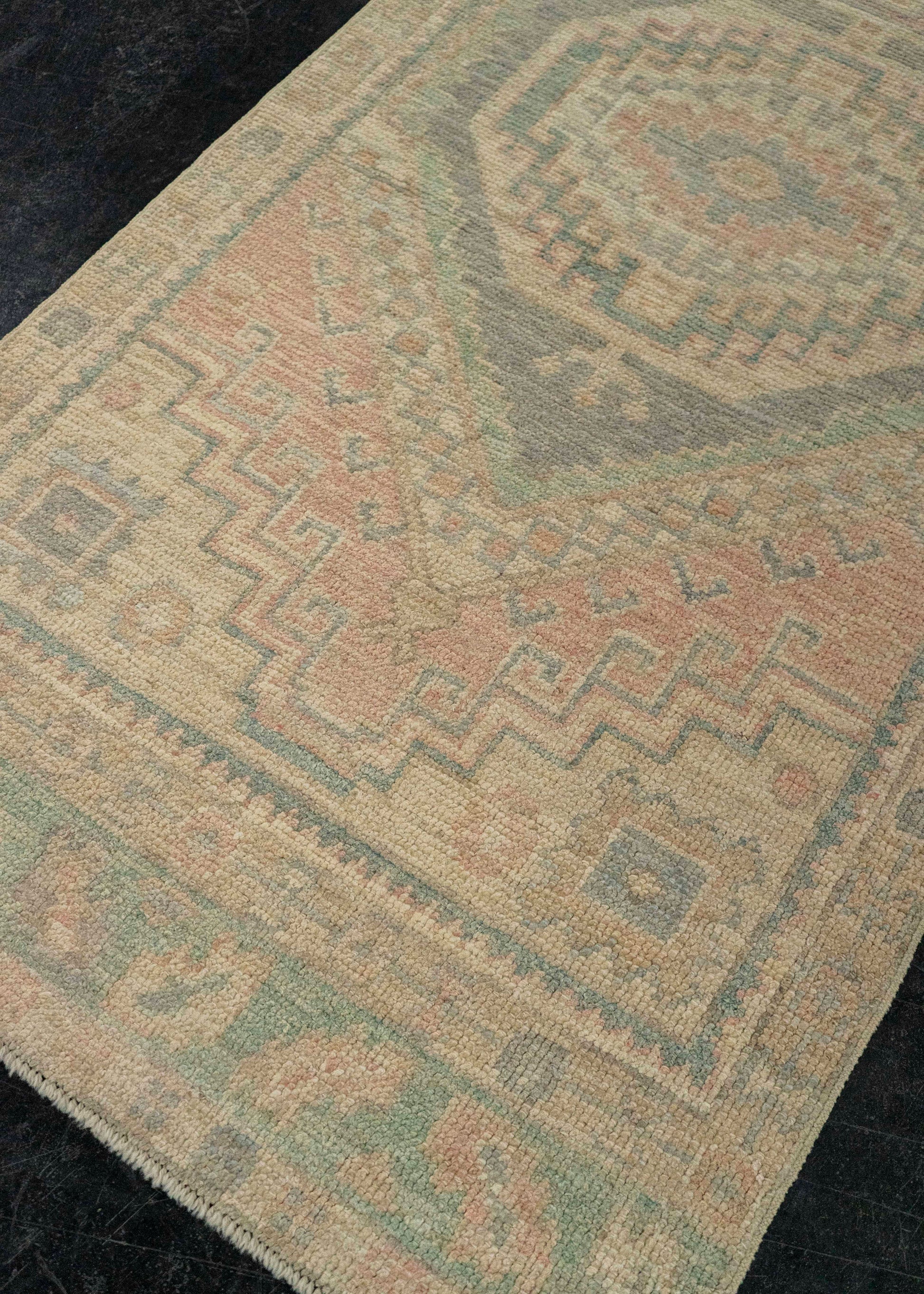 Turkish Oushak Rug 2'10" x 7'7" #20241
