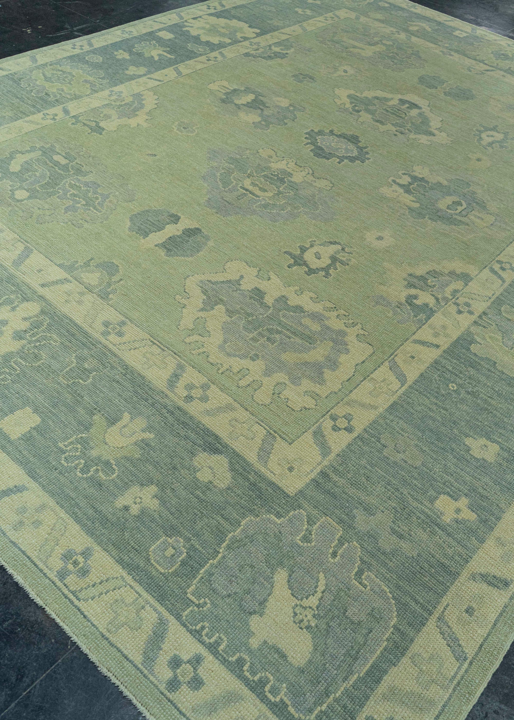 Turkish Oushak Rug 9'2" x 11'10" #19054