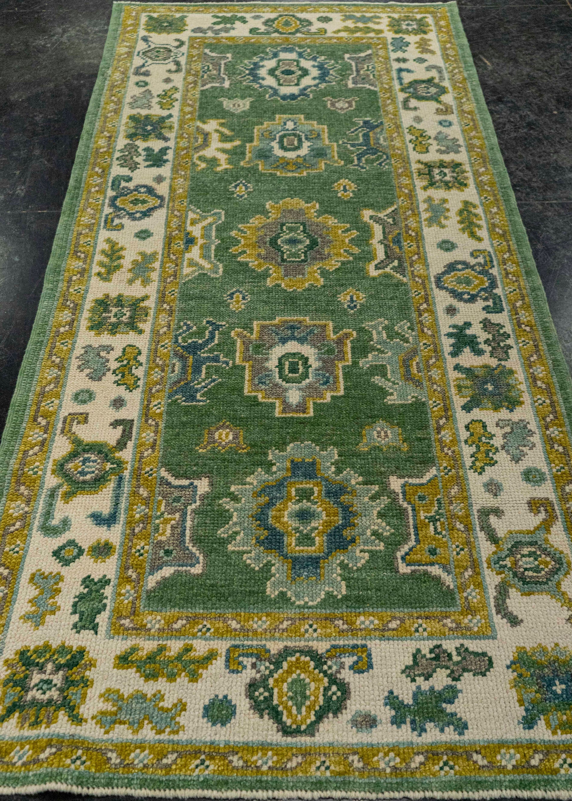 Turkish Oushak Rug 3' x 6'10" #20437