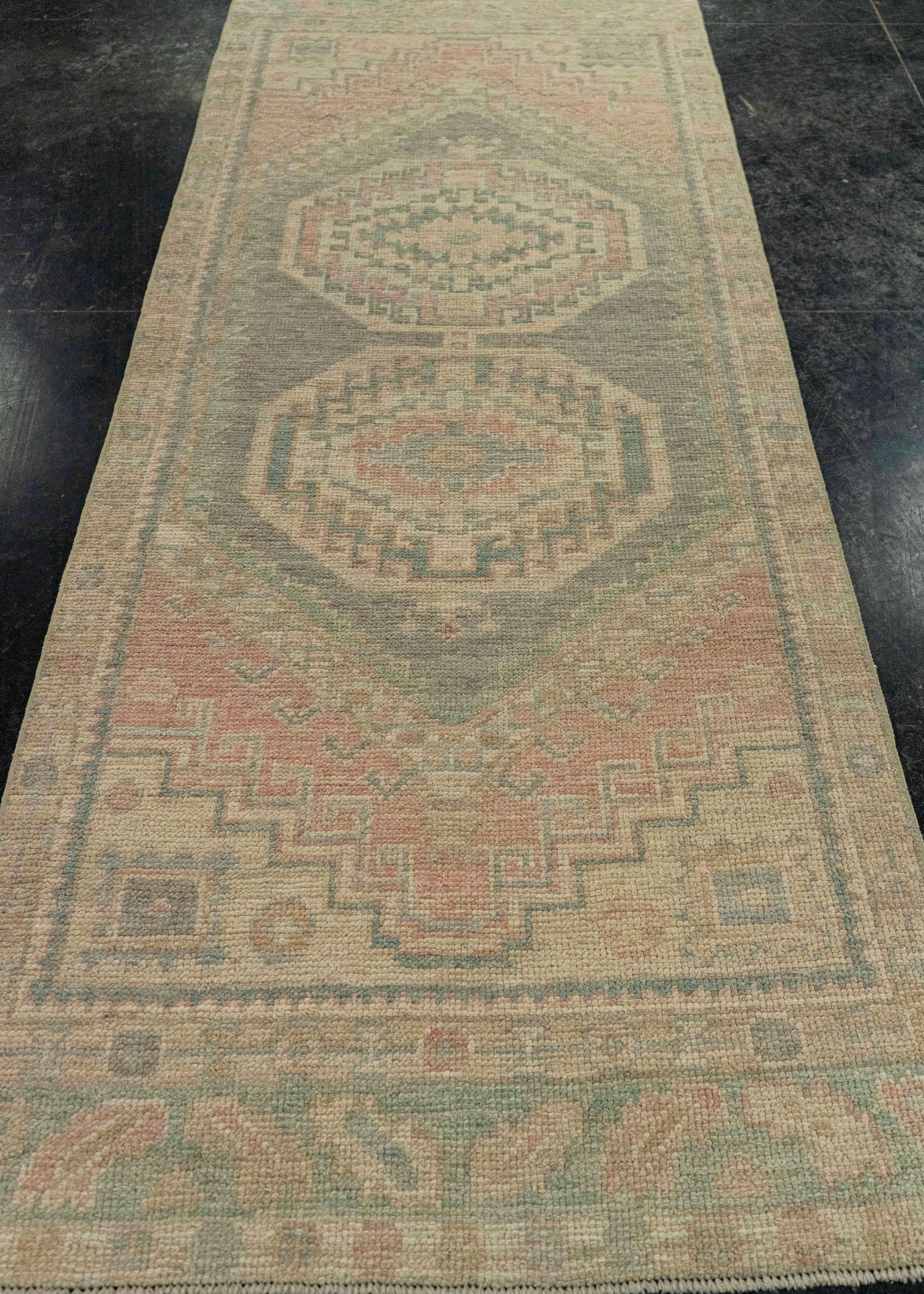 Turkish Oushak Rug 2'10" x 7'7" #20245