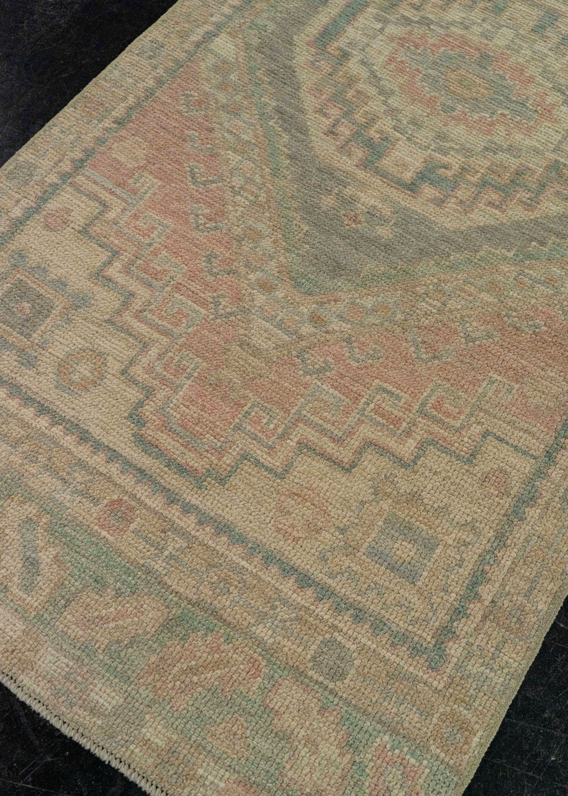 Turkish Oushak Rug 2'10" x 7'7" #20245