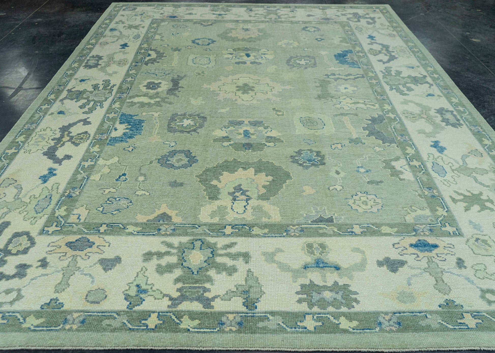 Turkish Oushak Rug 8'10" x 12' #19547