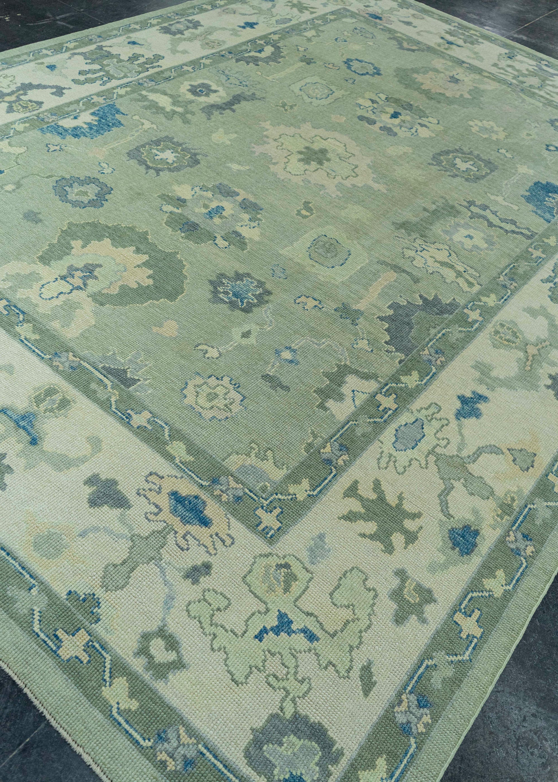 Turkish Oushak Rug 8'10" x 12' #19547