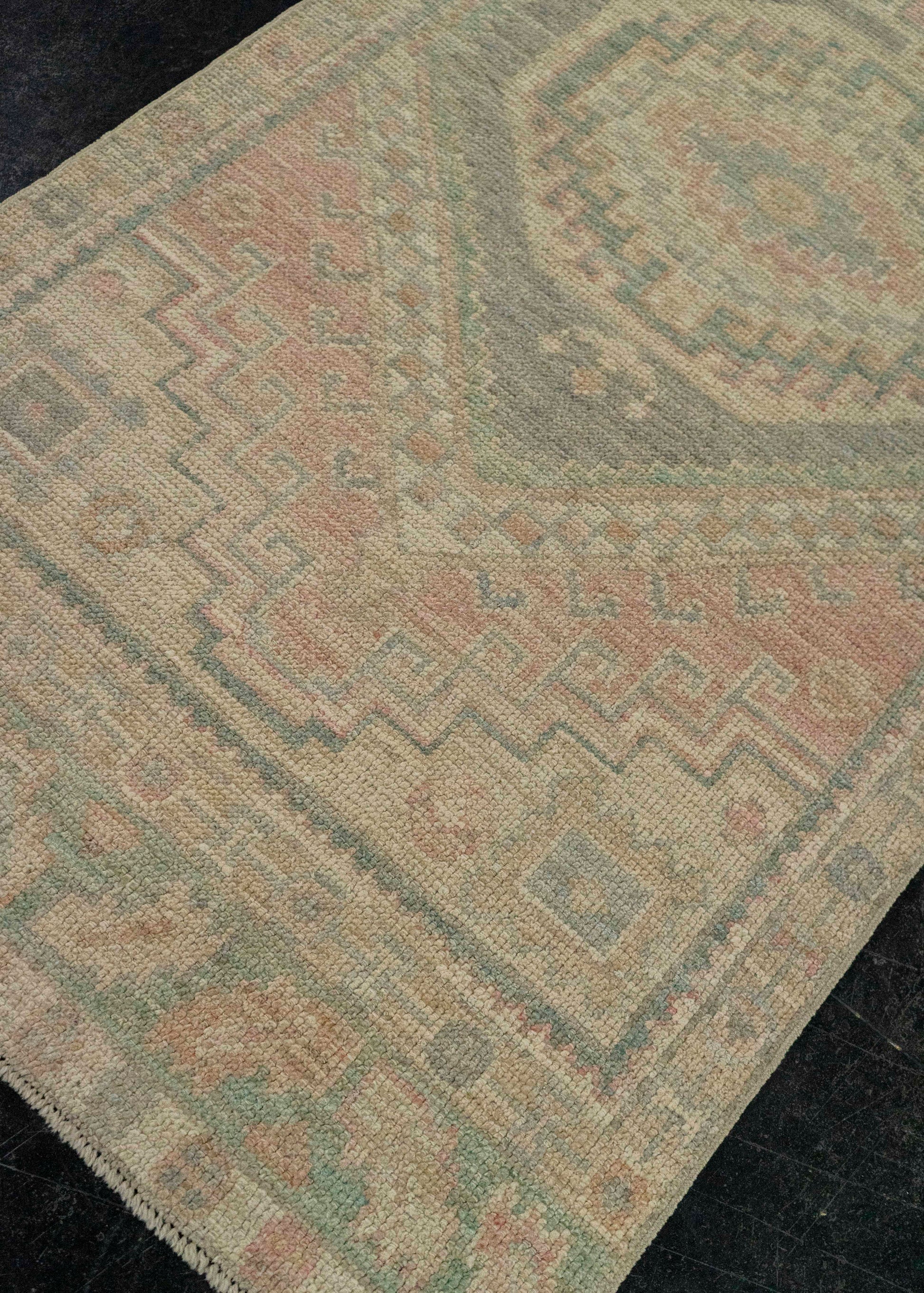 Turkish Oushak Rug 2'10" x 7'7" #20248