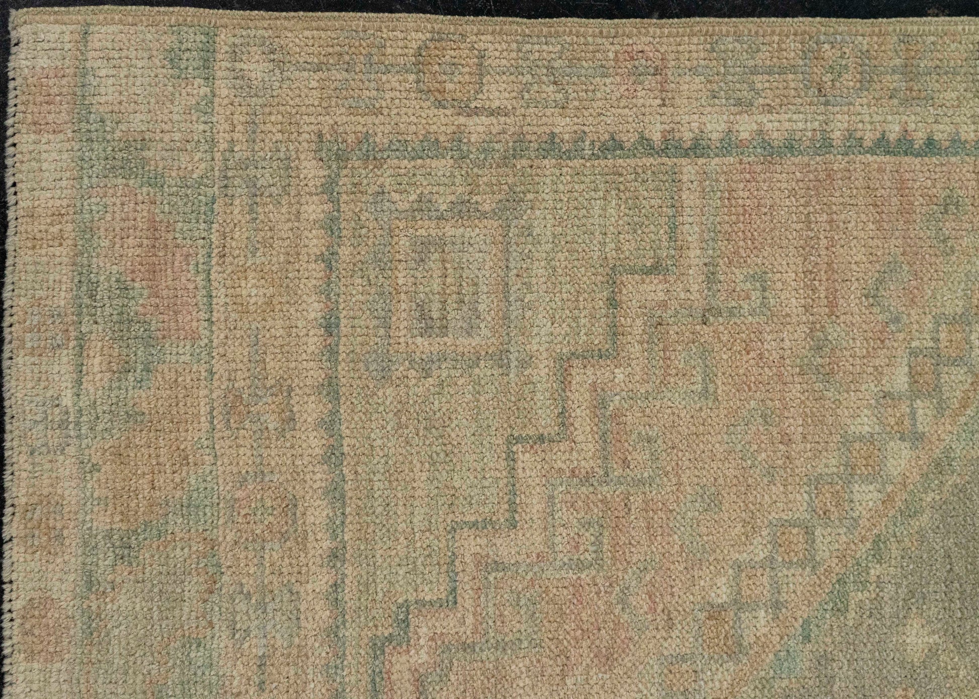 Turkish Oushak Rug 3'2" x 9'11" #20255