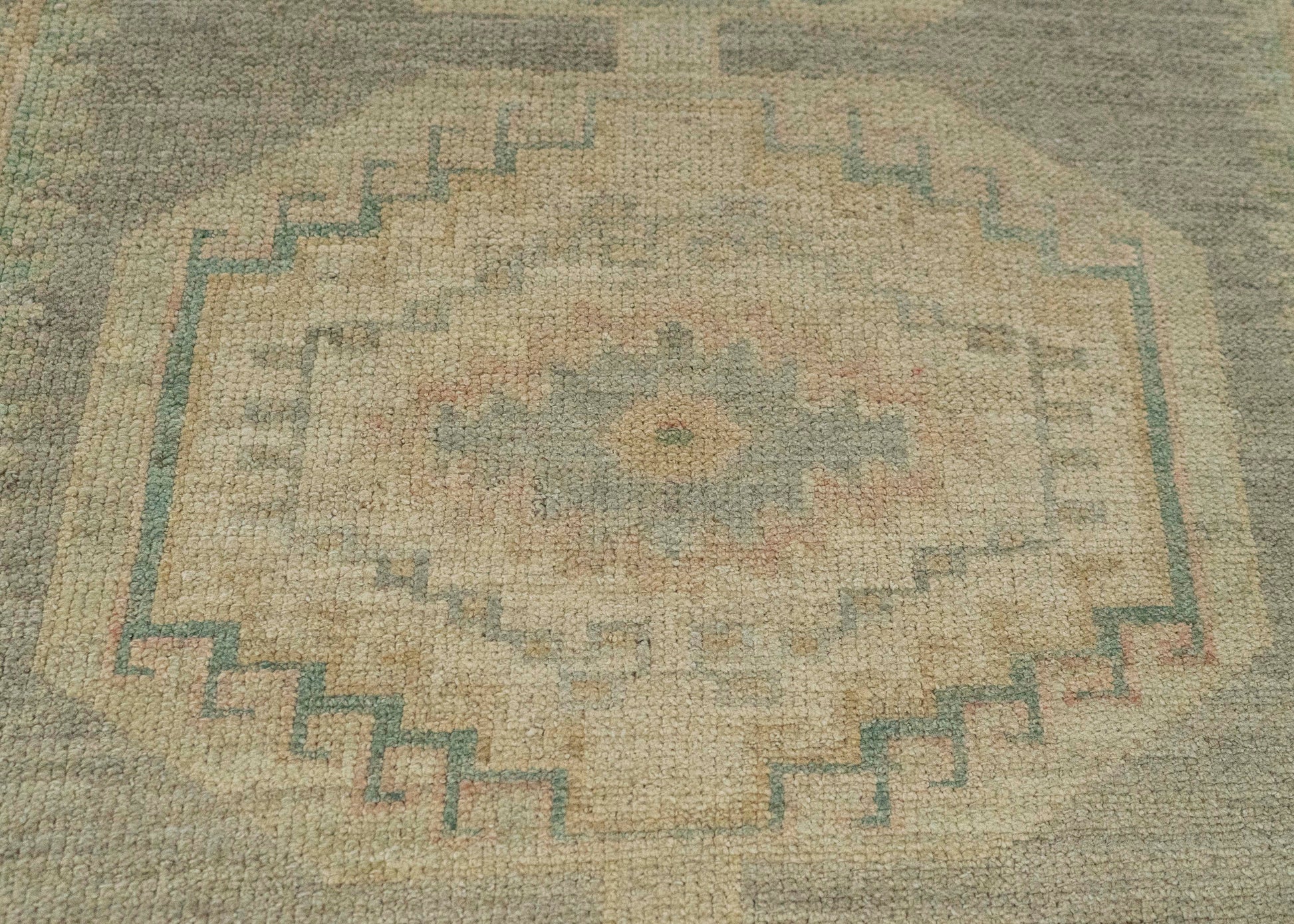 Turkish Oushak Rug 3'2" x 9'11" #20255