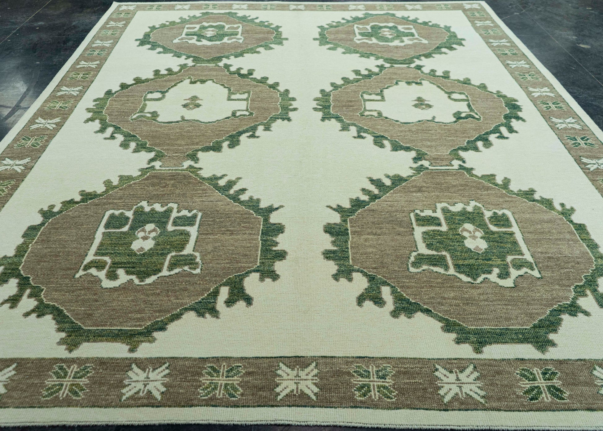 Turkish Oushak Rug 9'5" x 12' #20140