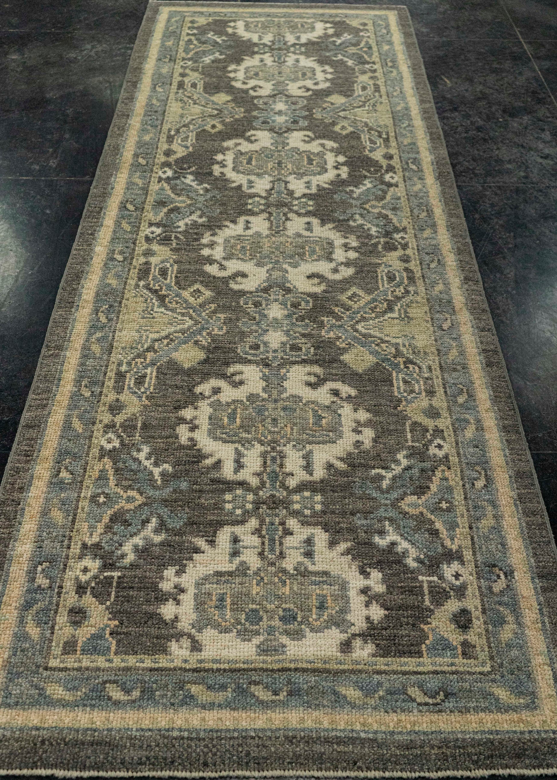 Turkish Oushak Rug 2'11" x 8'9" #20215