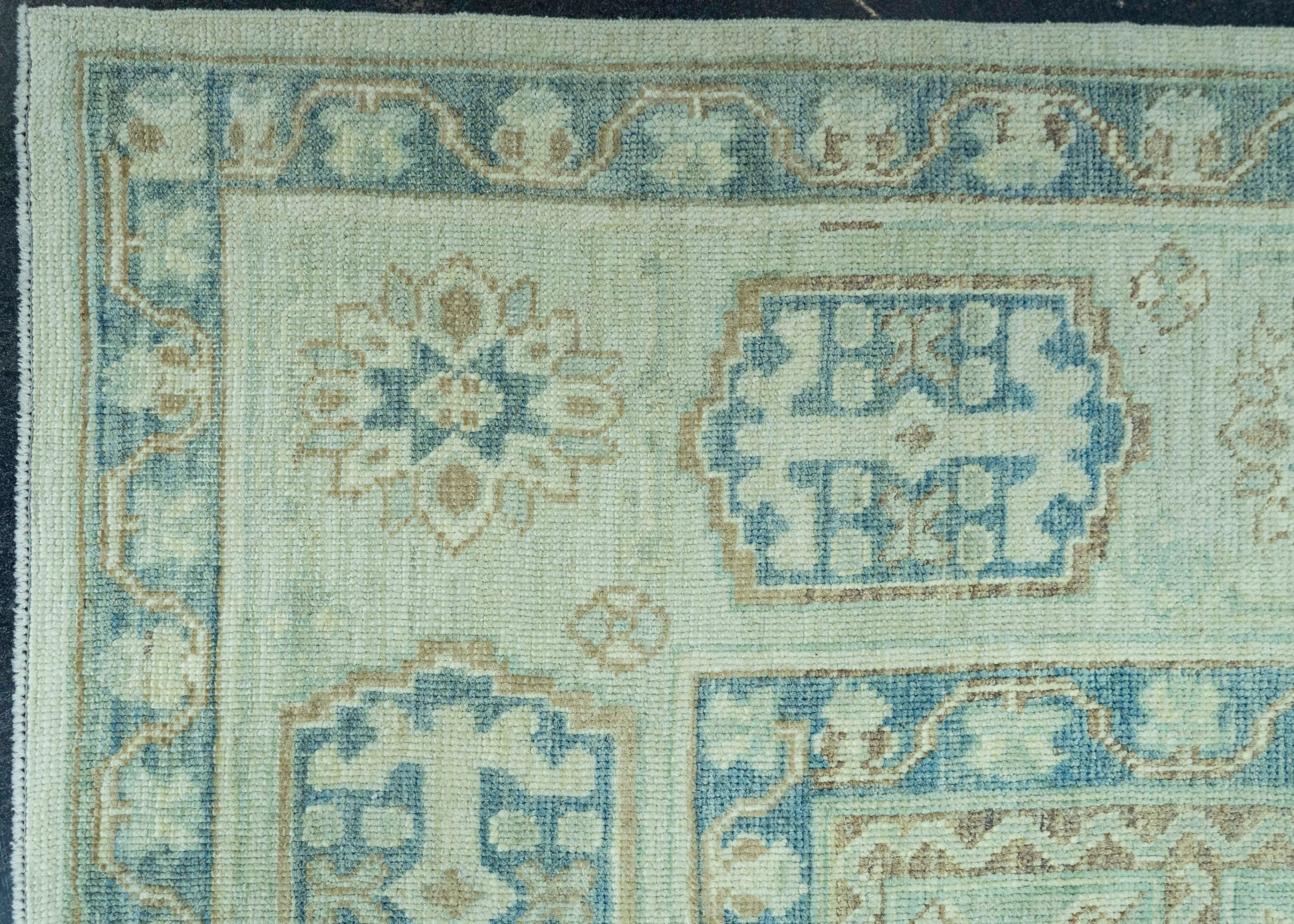 Turkish Oushak Antique Look Rug 9'2" x 12'4" #20091