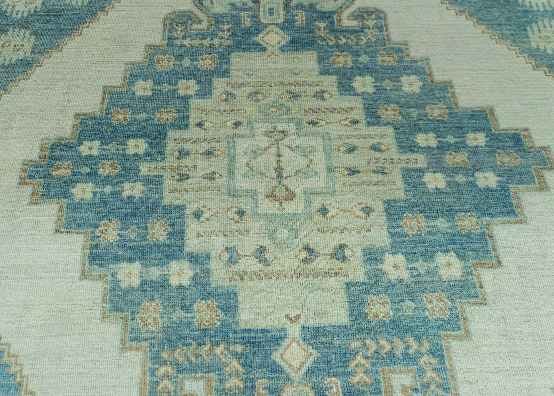 Turkish Oushak Antique Look Rug 9'2" x 12'4" #20091