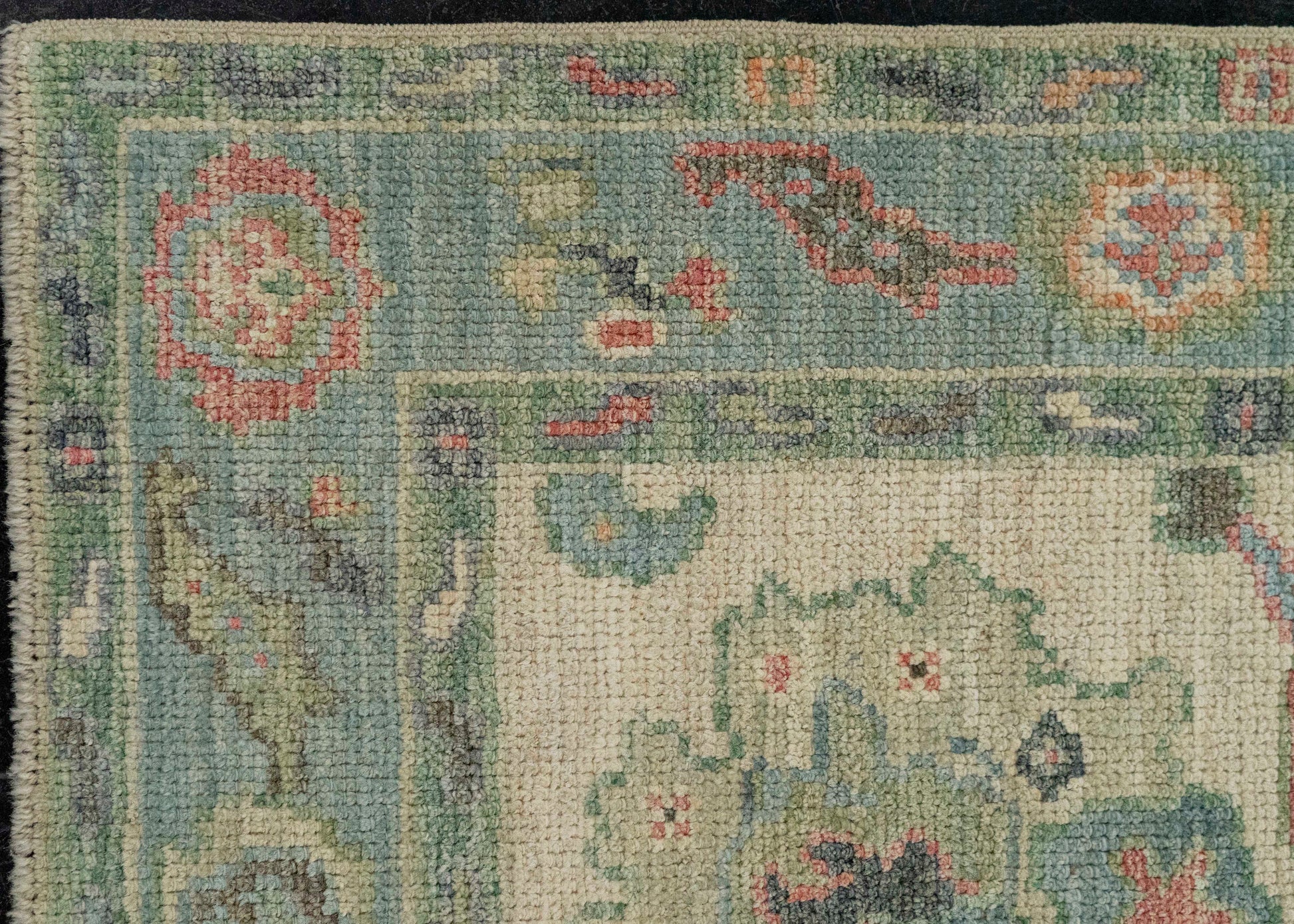 Turkish Oushak Rug 2'7" x 10'3" #20200