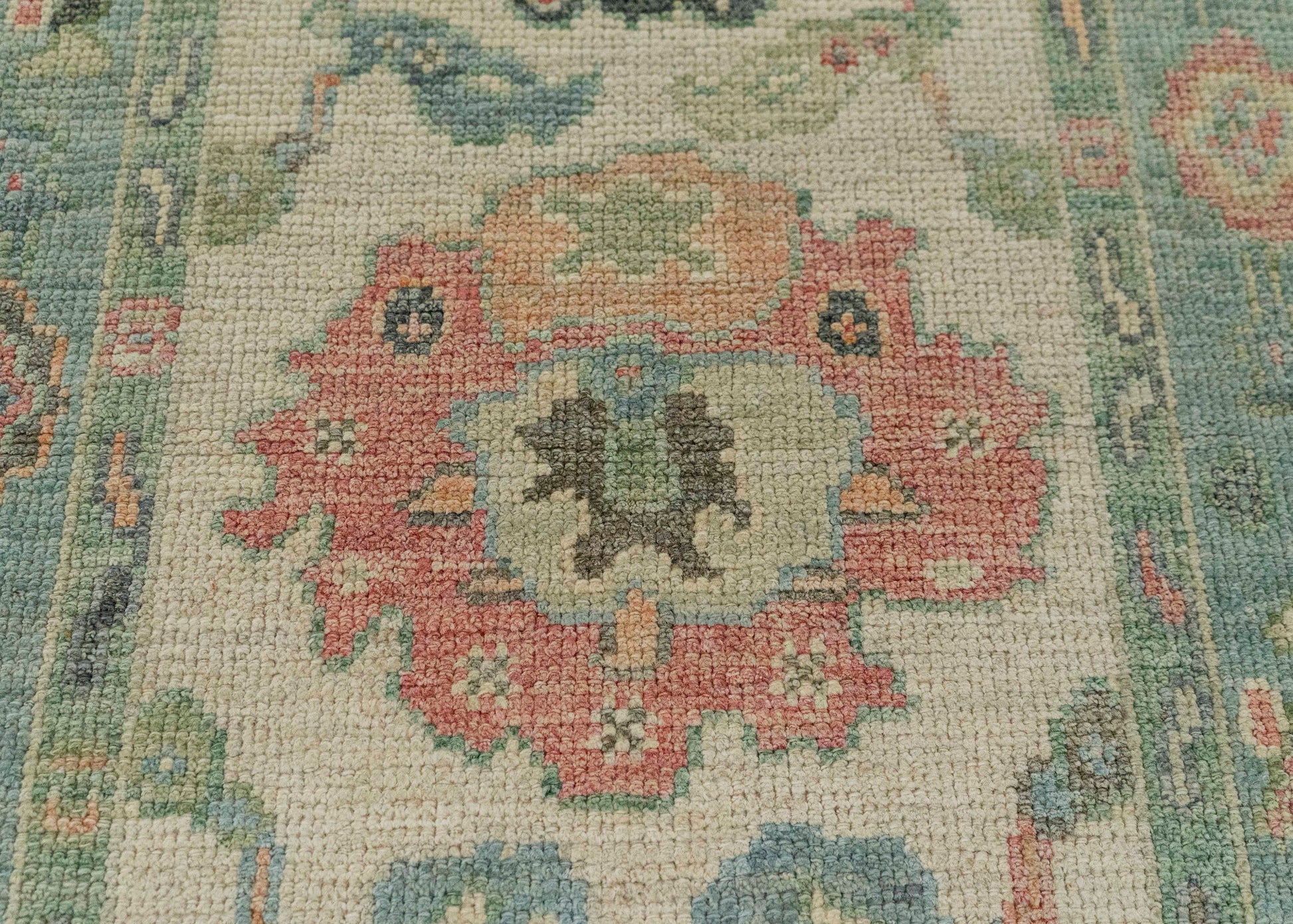 Turkish Oushak Rug 2'7" x 10'3" #20200