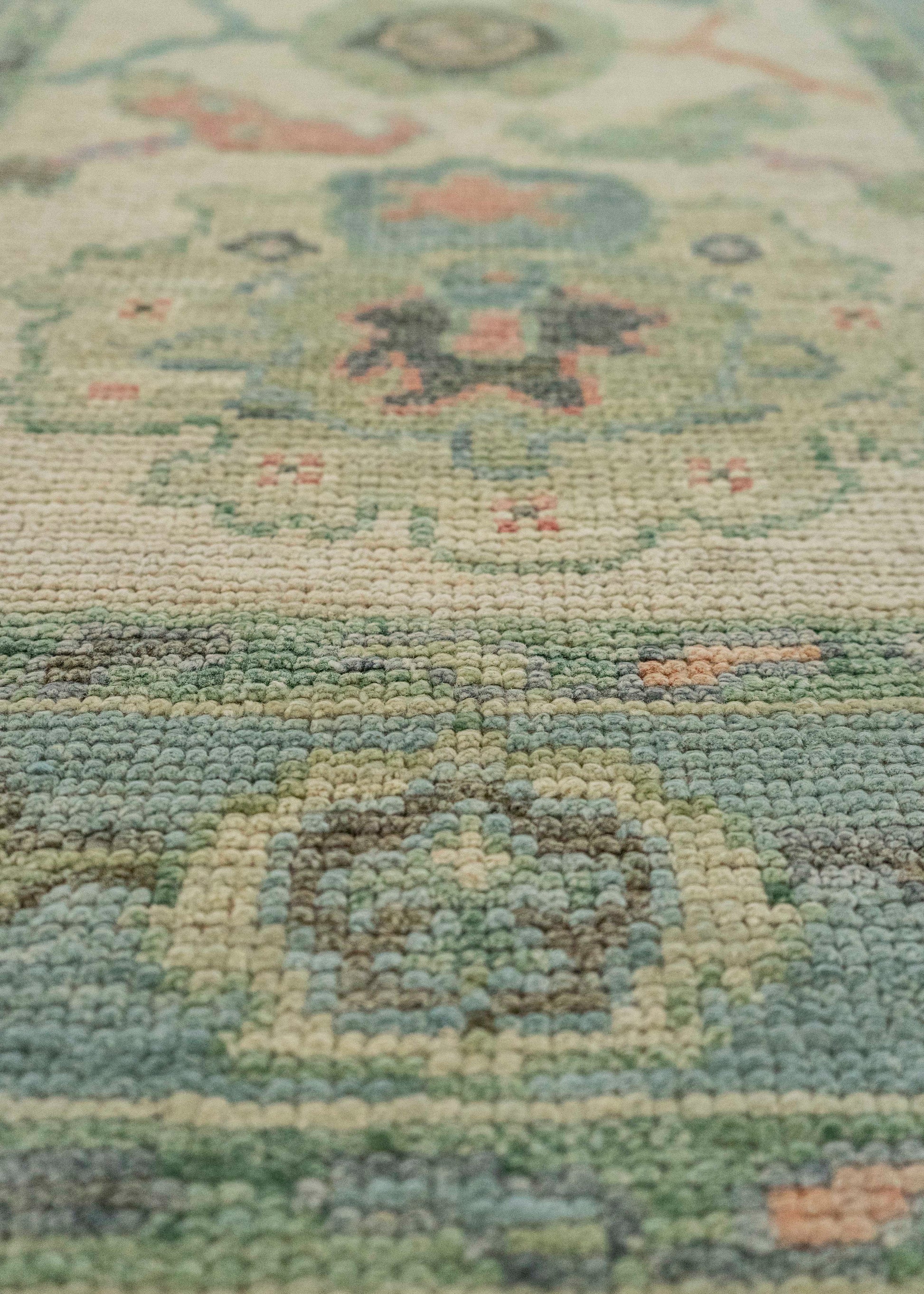 Turkish Oushak Rug 2'7" x 10'3" #20200
