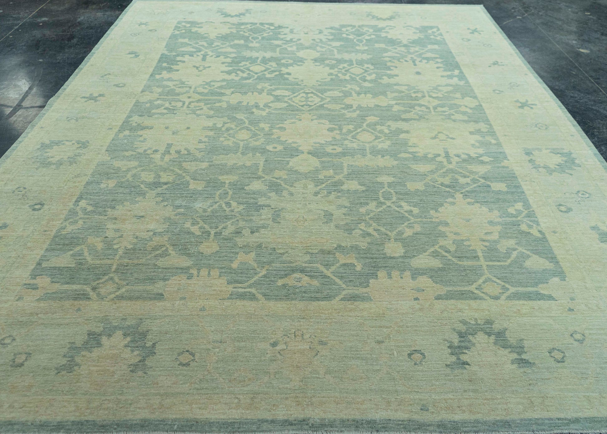 Turkish Oushak Rug 8'11" x 11'11" #20084