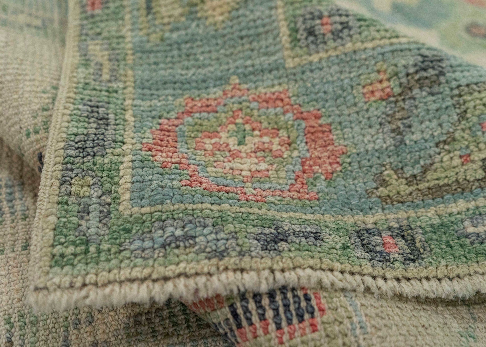 Turkish Oushak Rug 2'7" x 10'3" #20200
