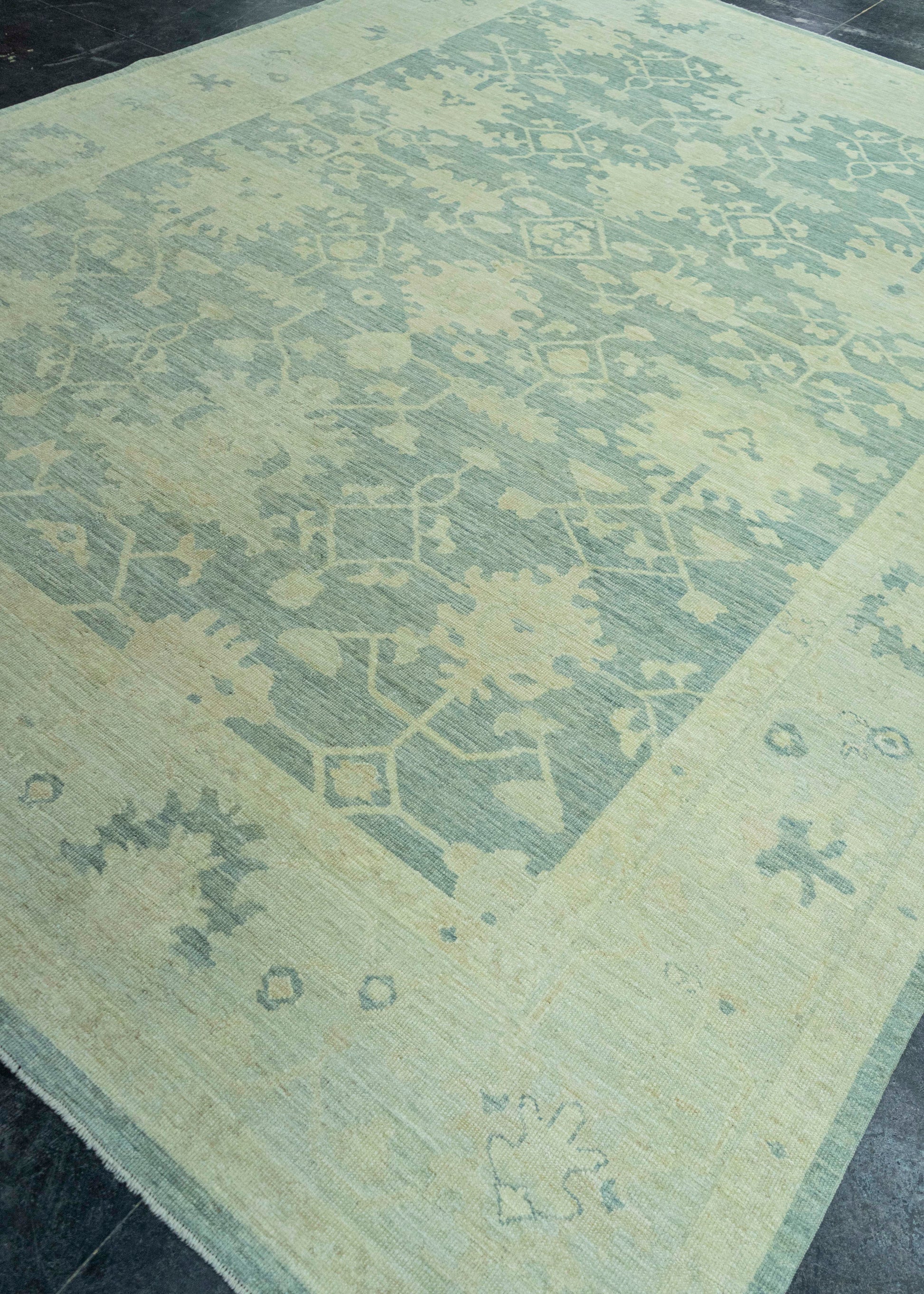 Turkish Oushak Rug 8'11" x 11'11" #20084