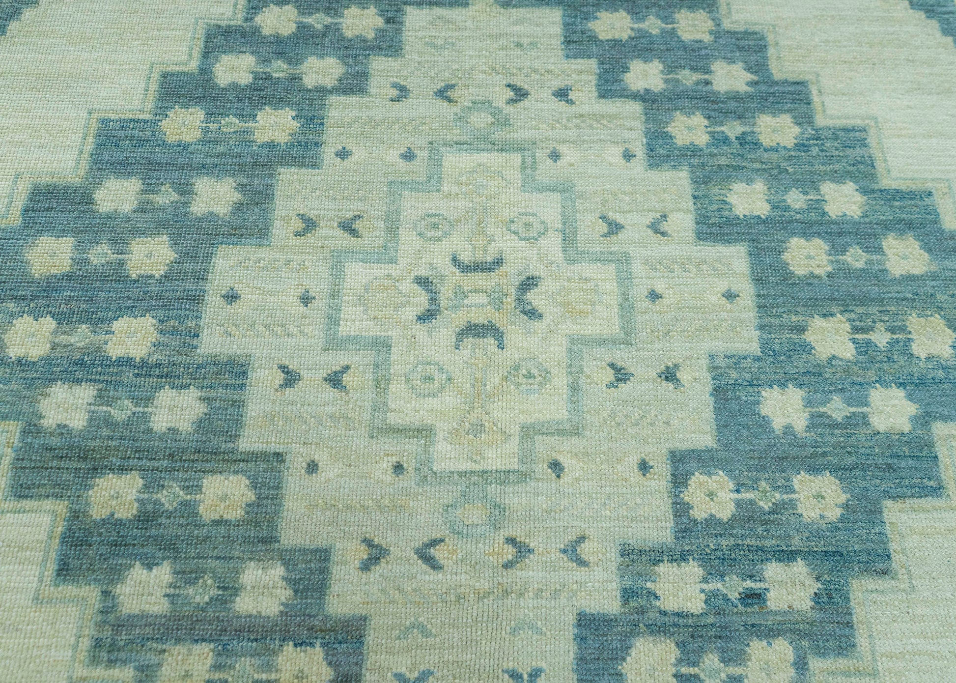 Turkish Oushak Antique Look Rug 9'6" x 13' #20082