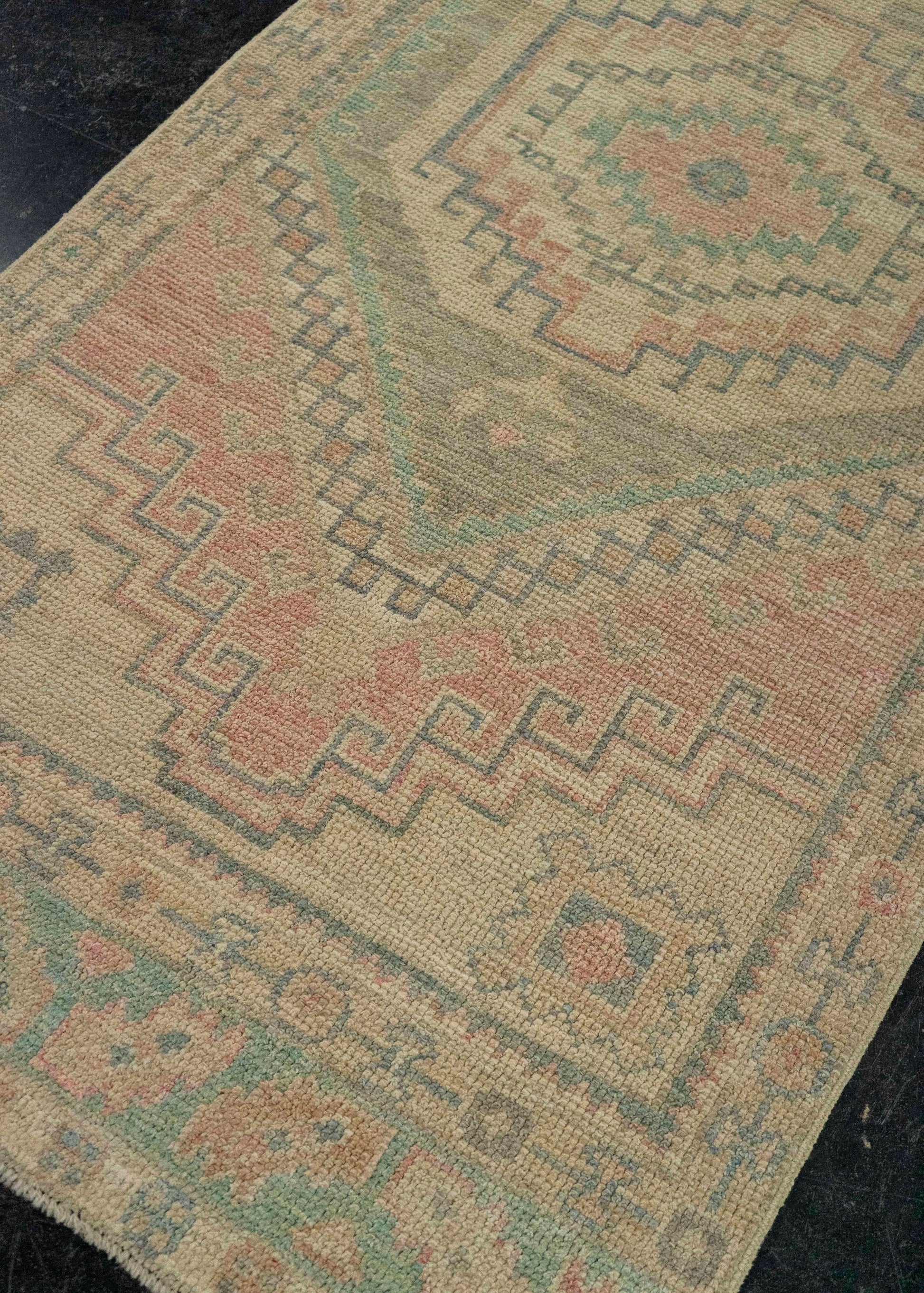 Turkish Oushak Rug 2'11" x 9'11" #20213