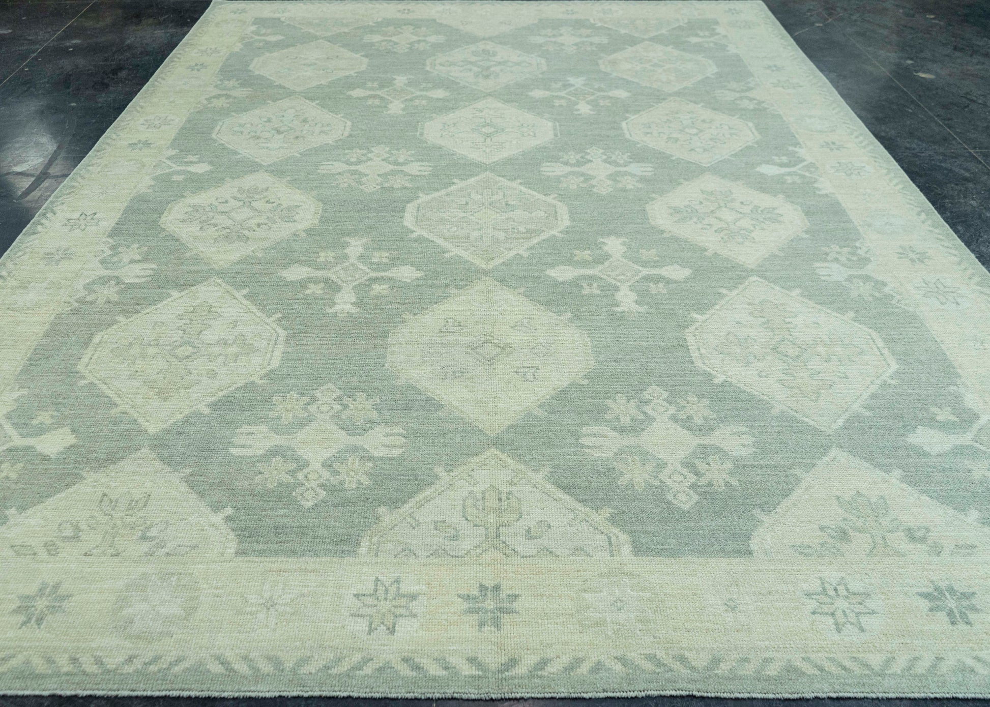Turkish Oushak Rug 9' x 12'5" #19508