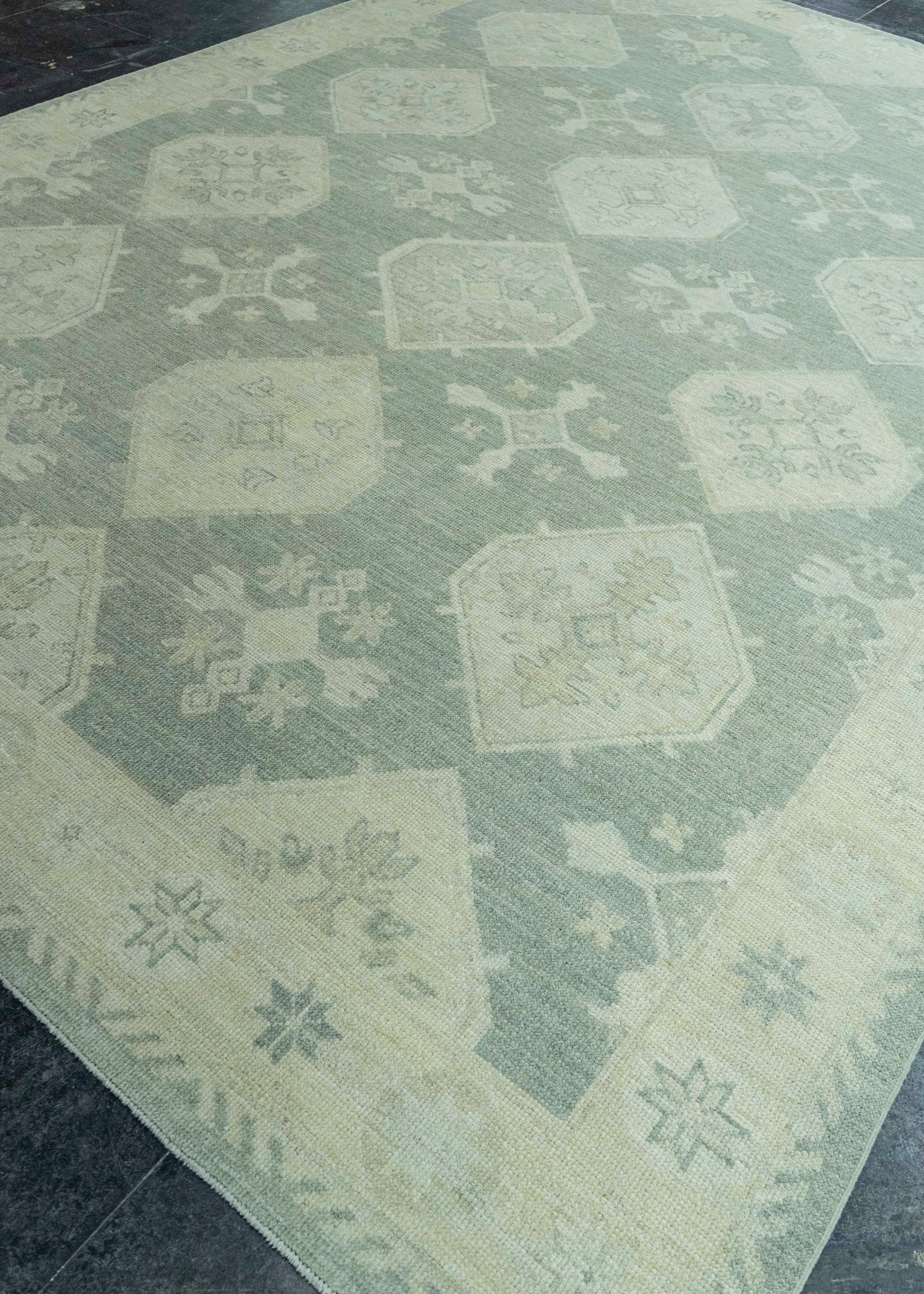Turkish Oushak Rug 9' x 12'5" #19508