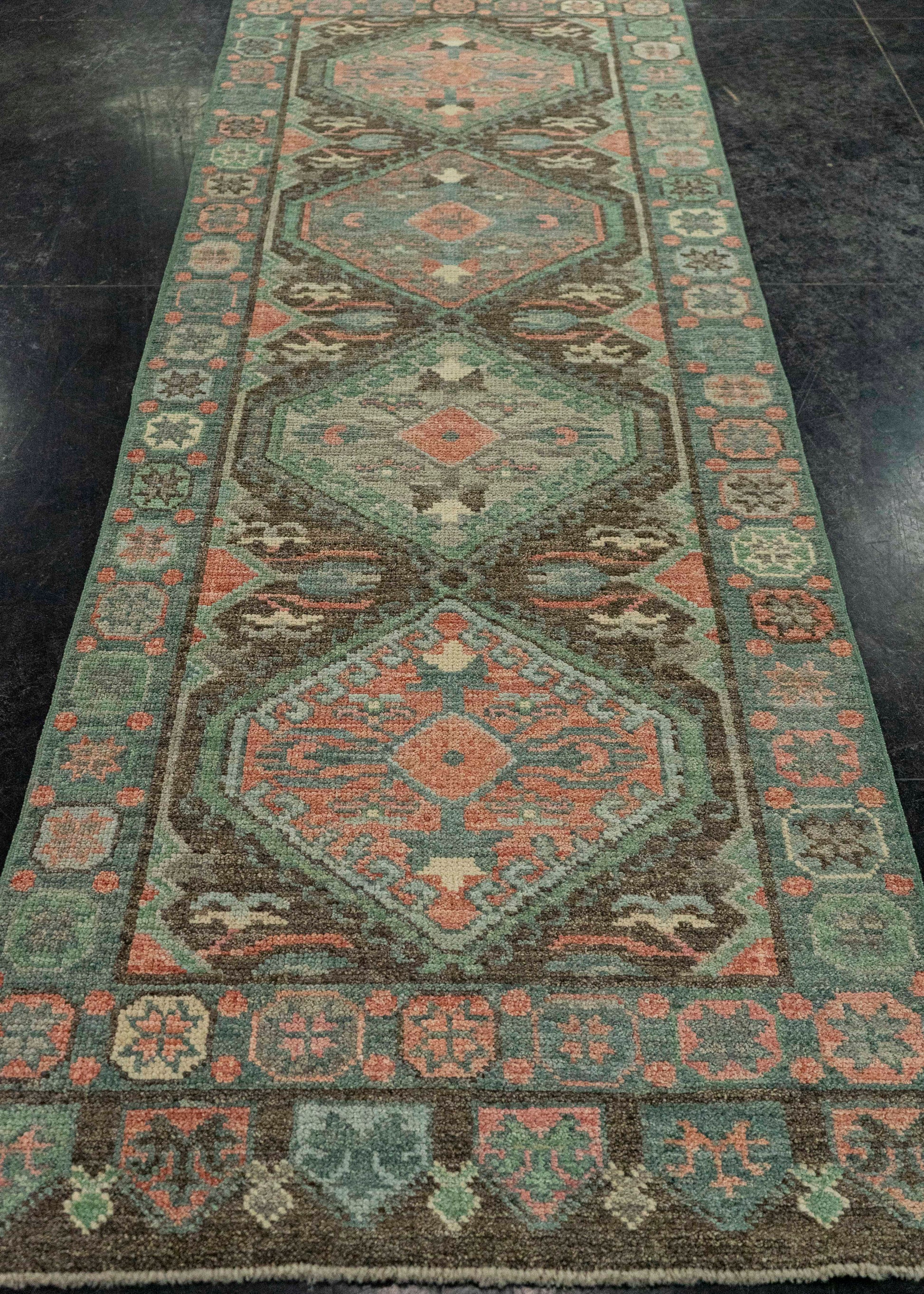 Turkish Oushak Rug 2'9" x 8'4" #20222