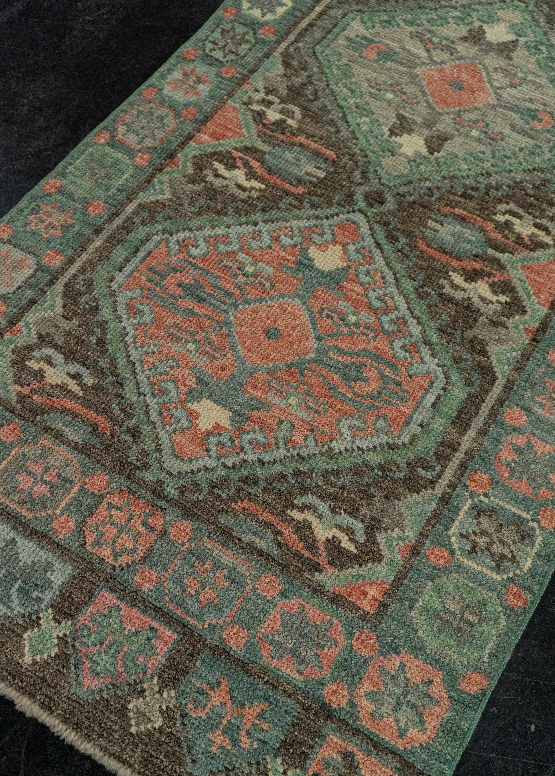 Turkish Oushak Rug 2'9" x 8'4" #20222