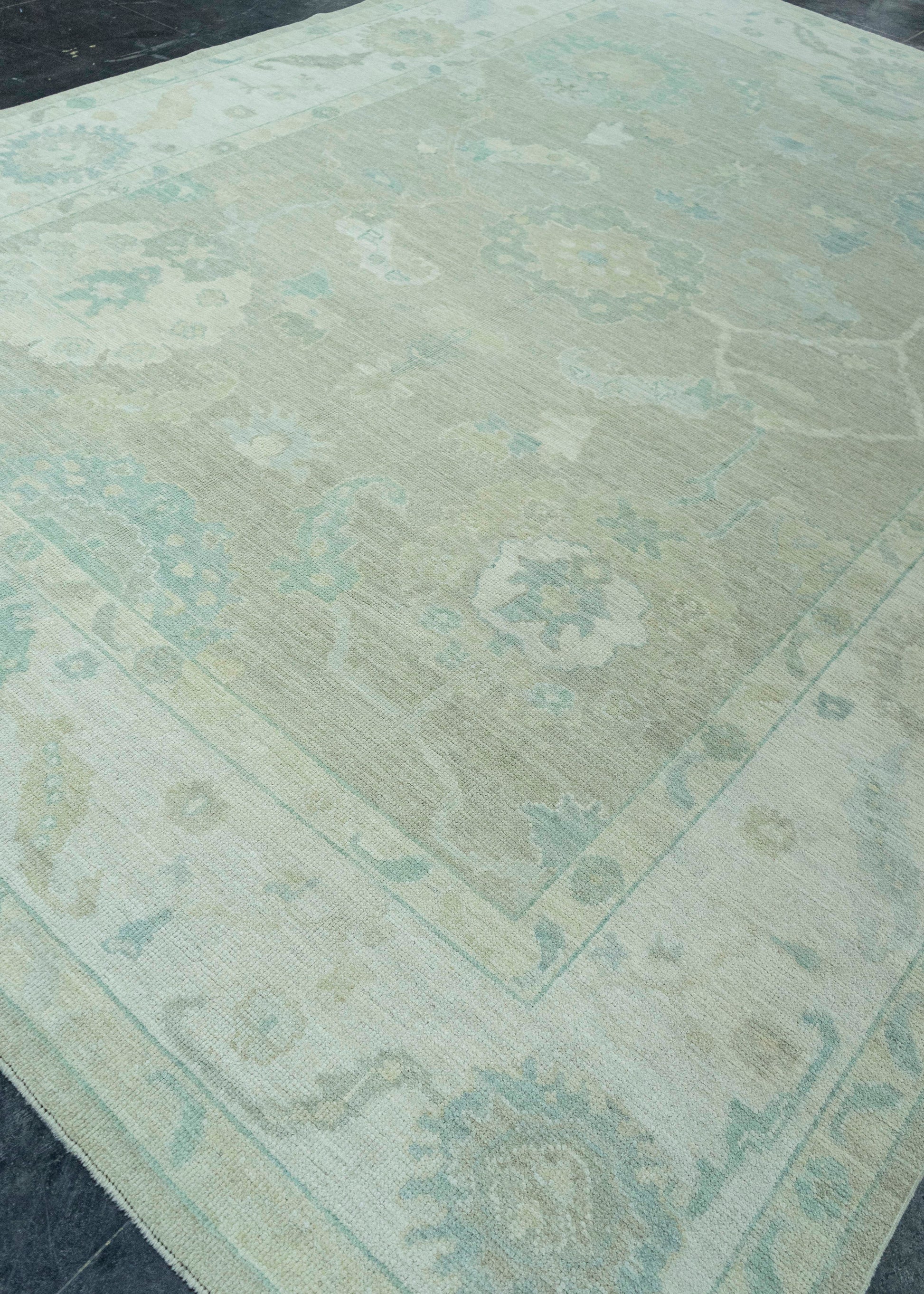 Turkish Oushak Rug 9'2" x 12'5" #19354