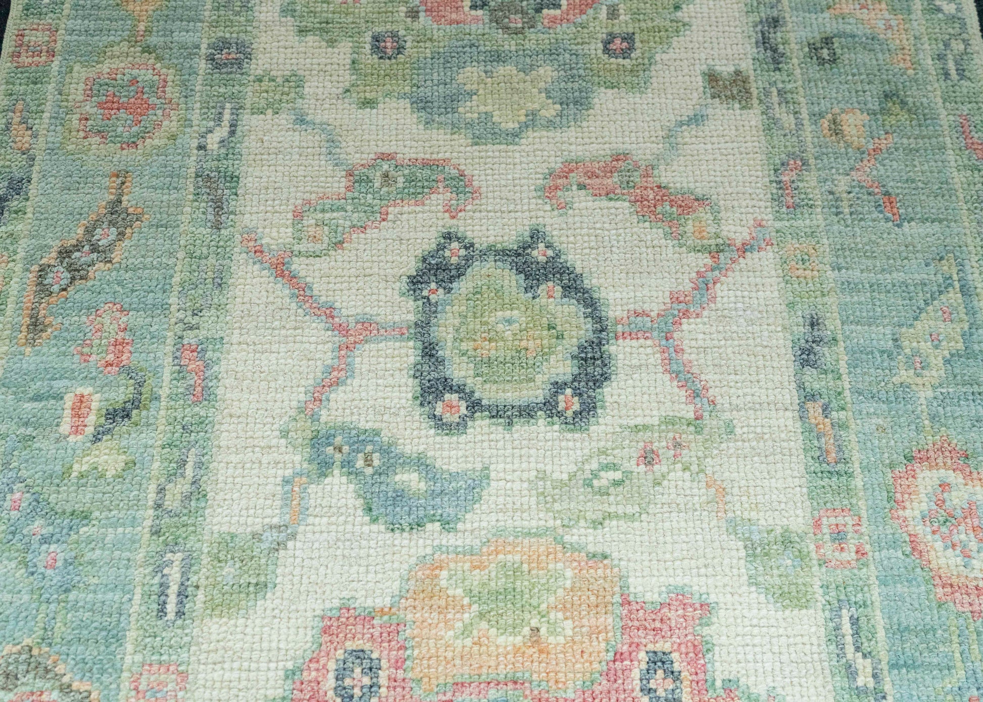 Turkish Oushak Rug 2'8" x 10'4" #20259