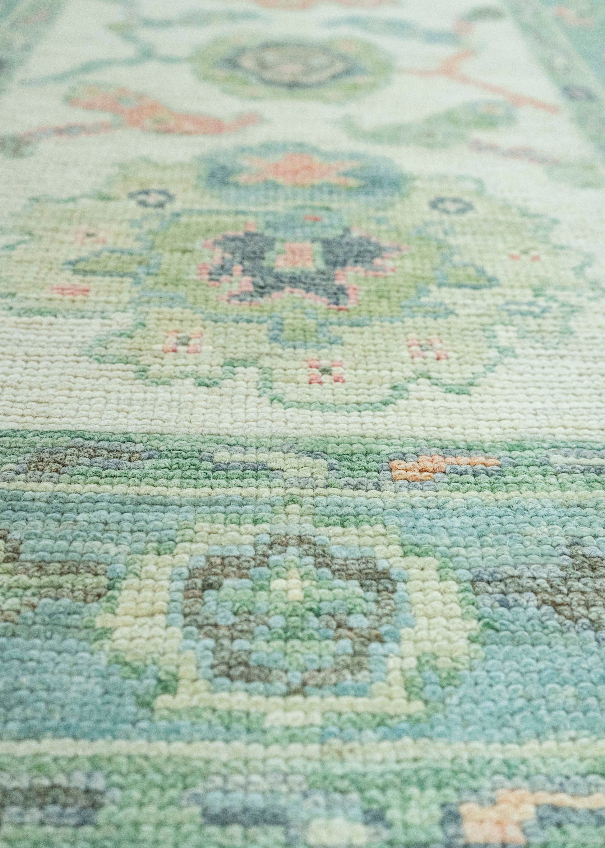 Turkish Oushak Rug 2'8" x 10'4" #20259