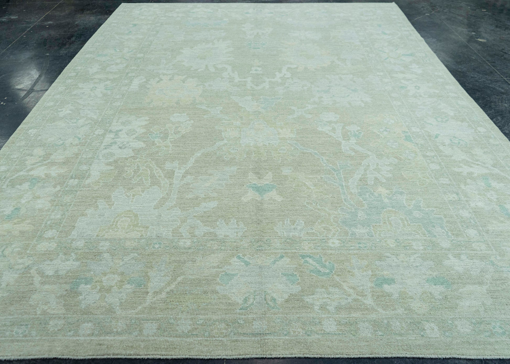 Turkish Oushak Rug 8'11" x 12'3" #19497