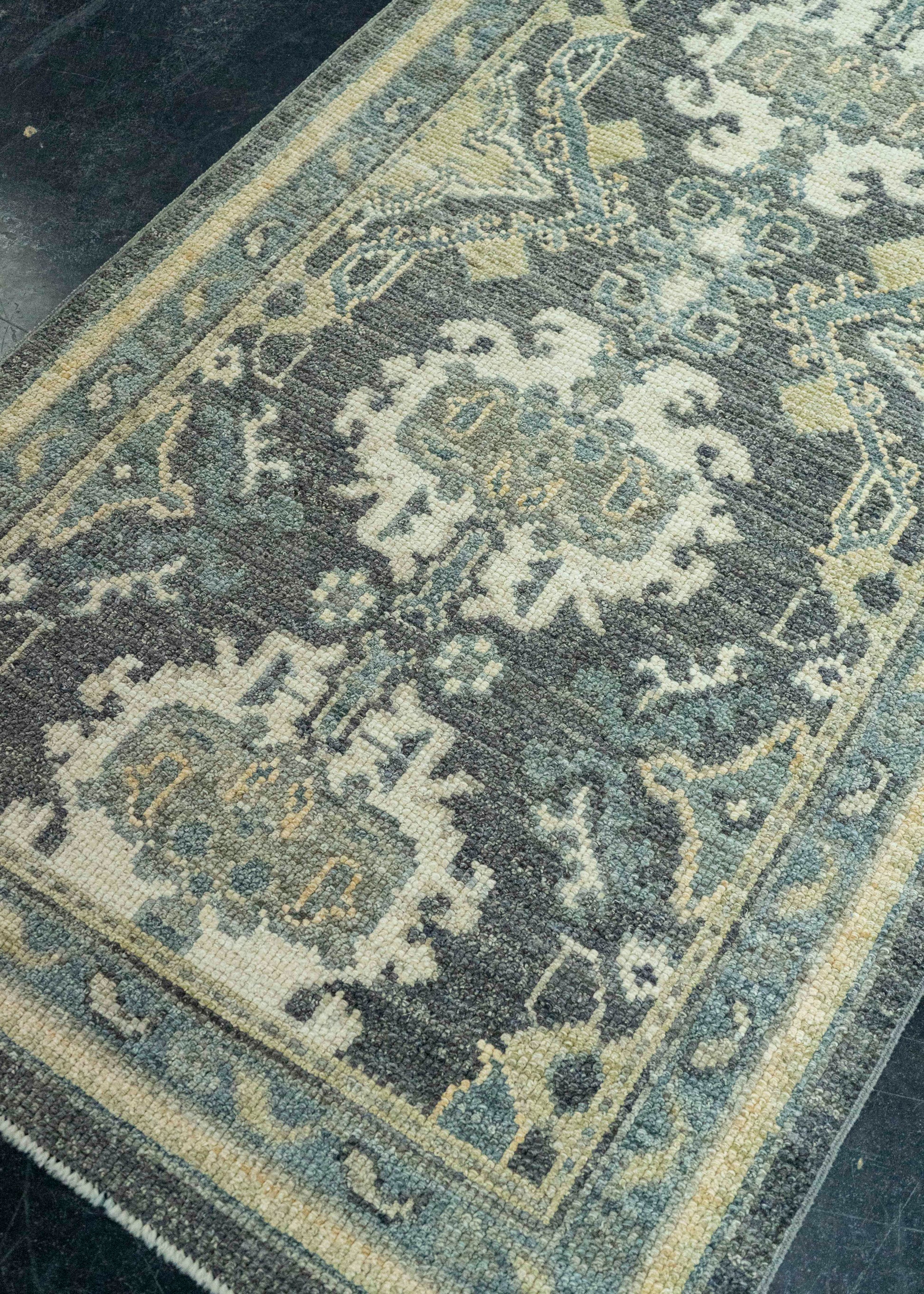 Turkish Oushak Rug 2'10" x 8'8" #20260