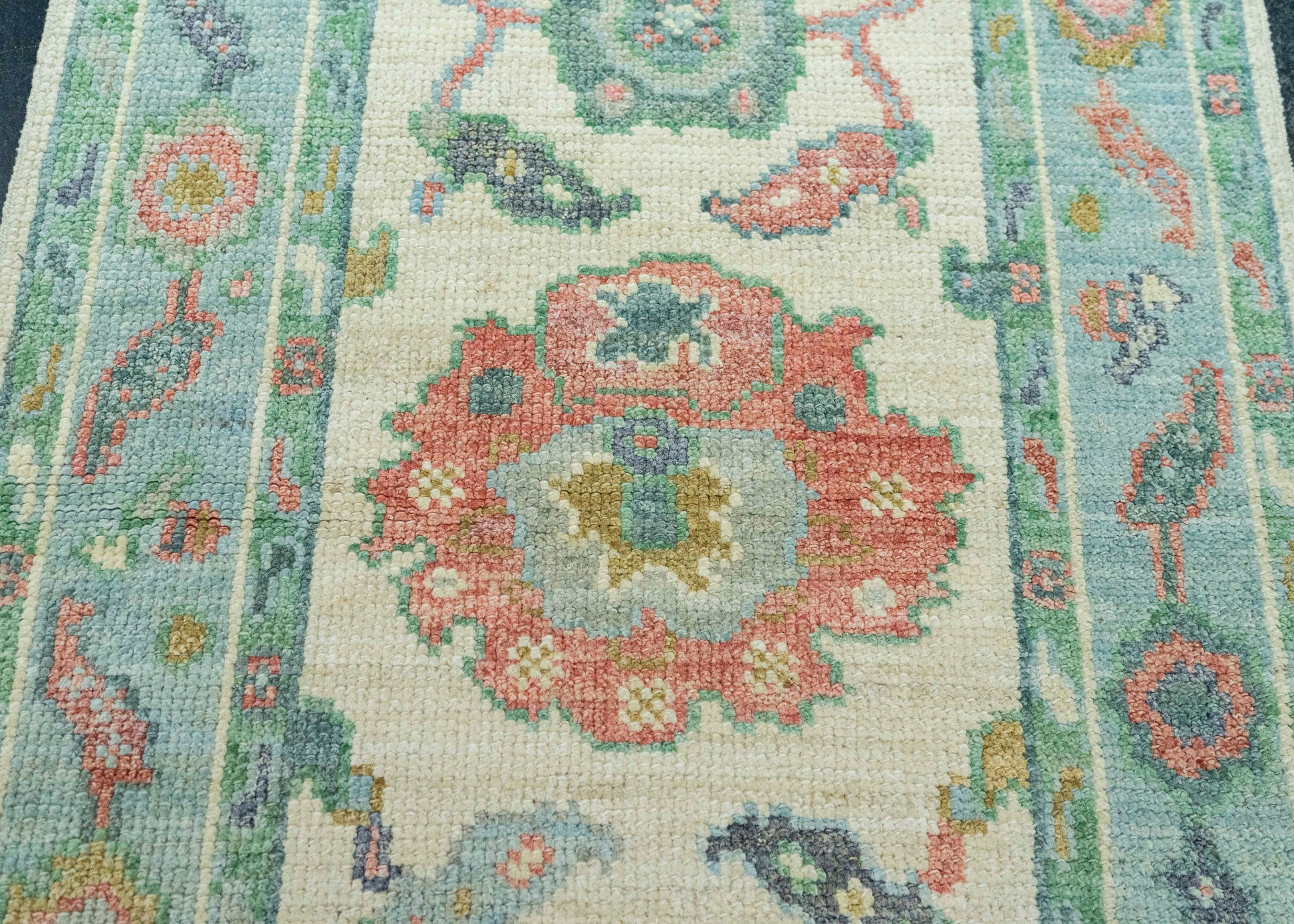 Turkish Oushak Rug 2'4" x 10'2" #20264