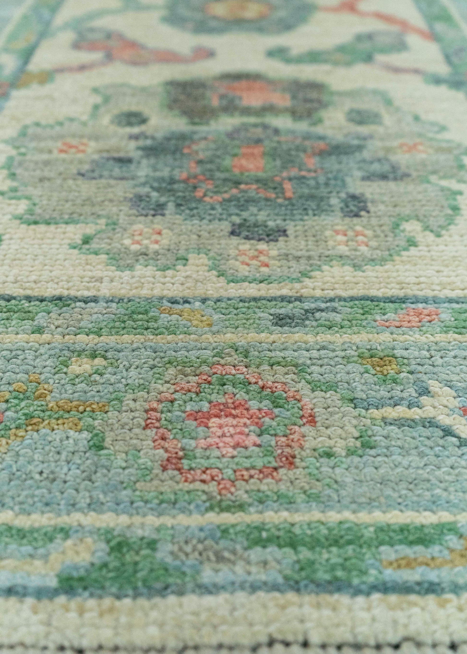 Turkish Oushak Rug 2'4" x 10'2" #20264