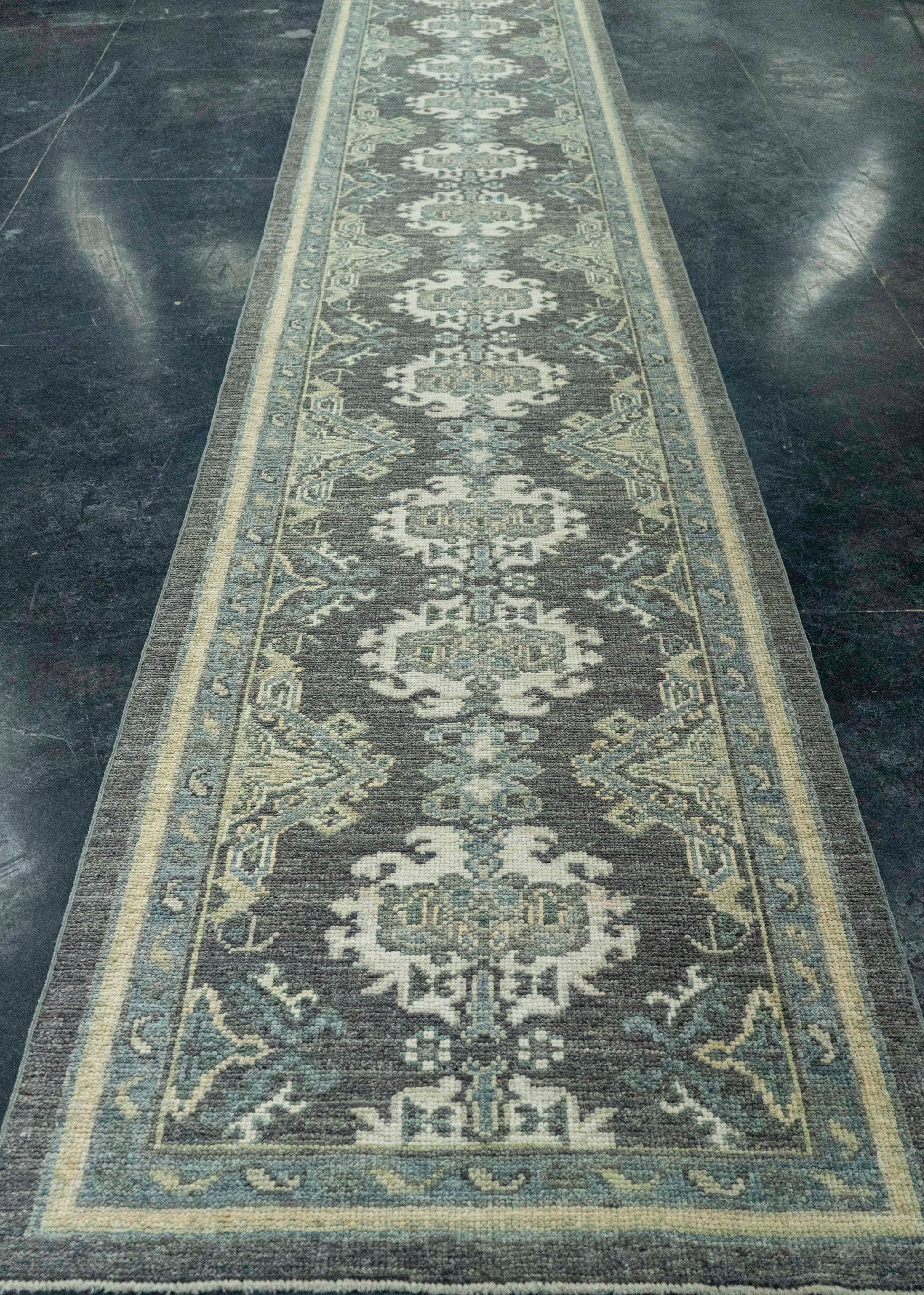 Turkish Oushak Rug 2'11" x 17'11" #20253