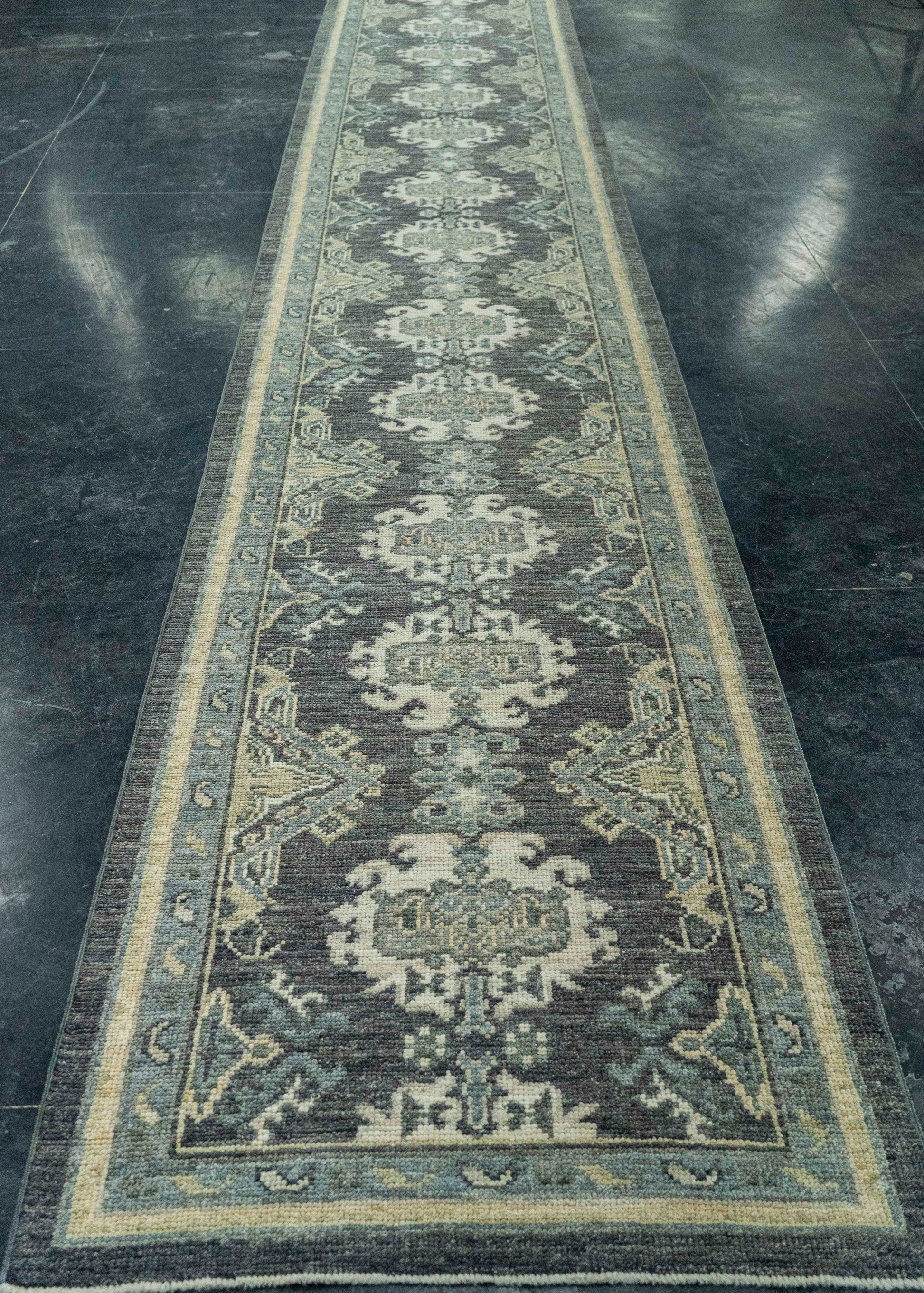 Turkish Oushak Rug 2'10" x 18' #20201
