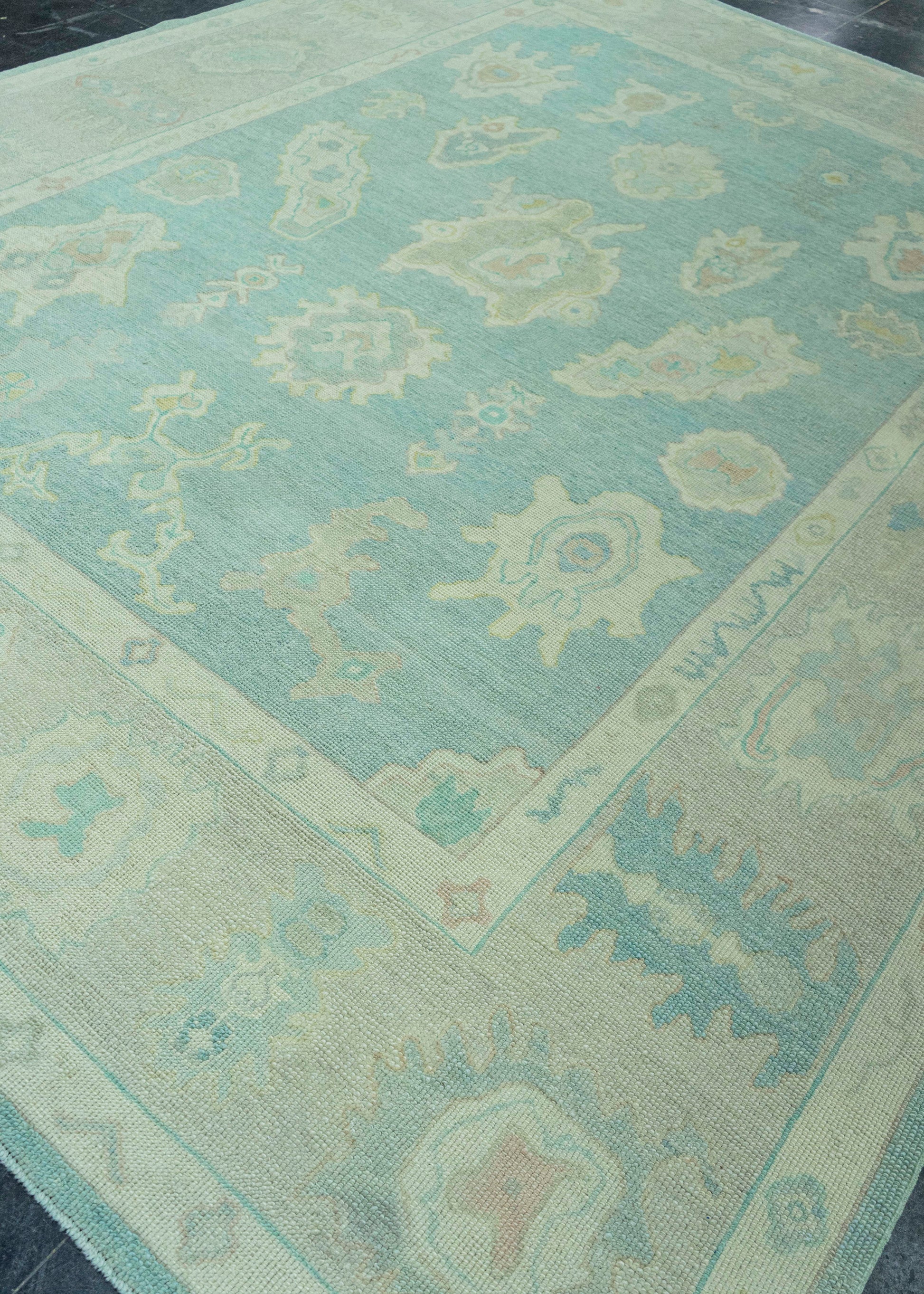 Turkish Oushak Rug 8'10" x 11'3" #19098