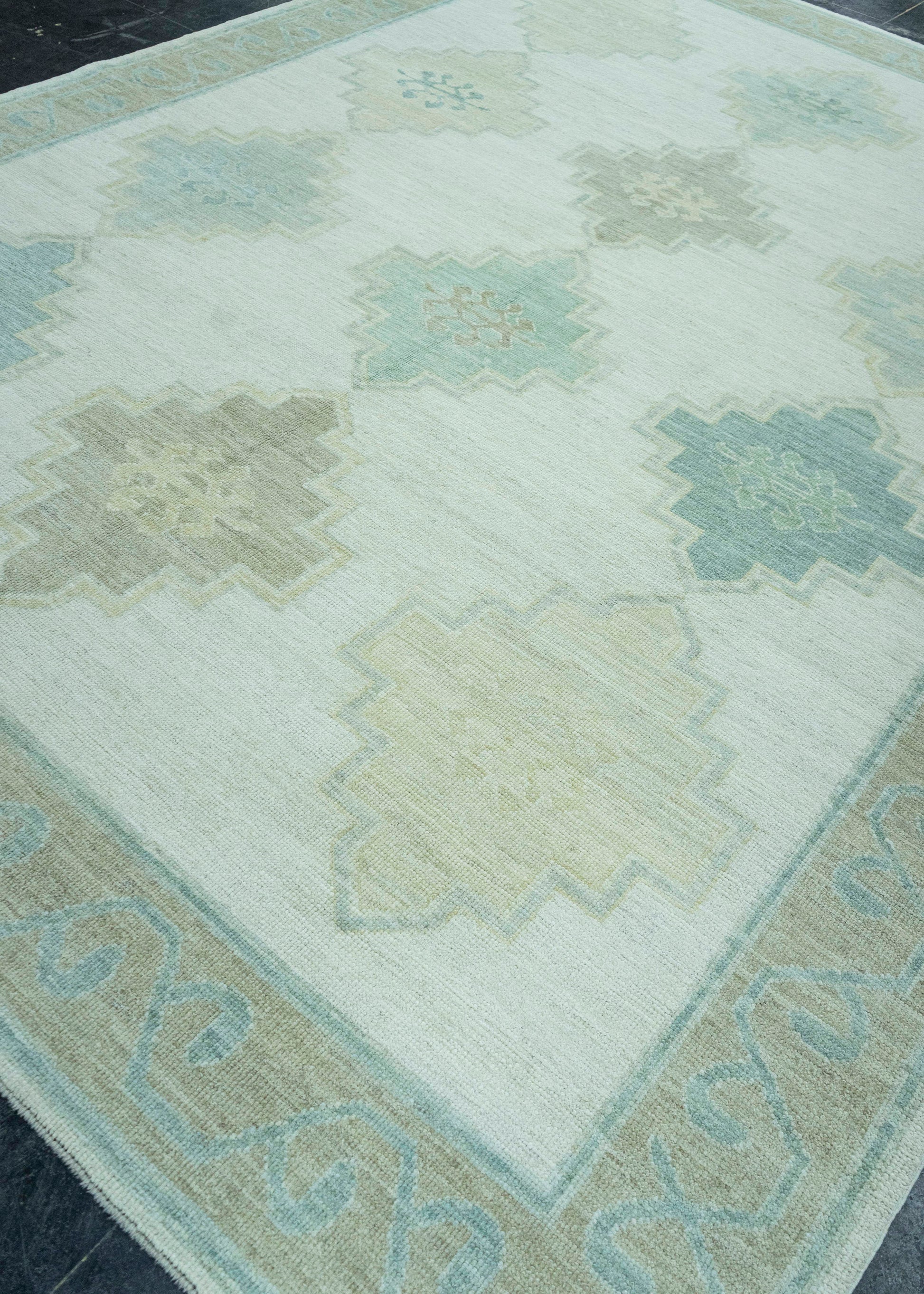 Turkish Oushak Rug 9' x 12'2" #19253