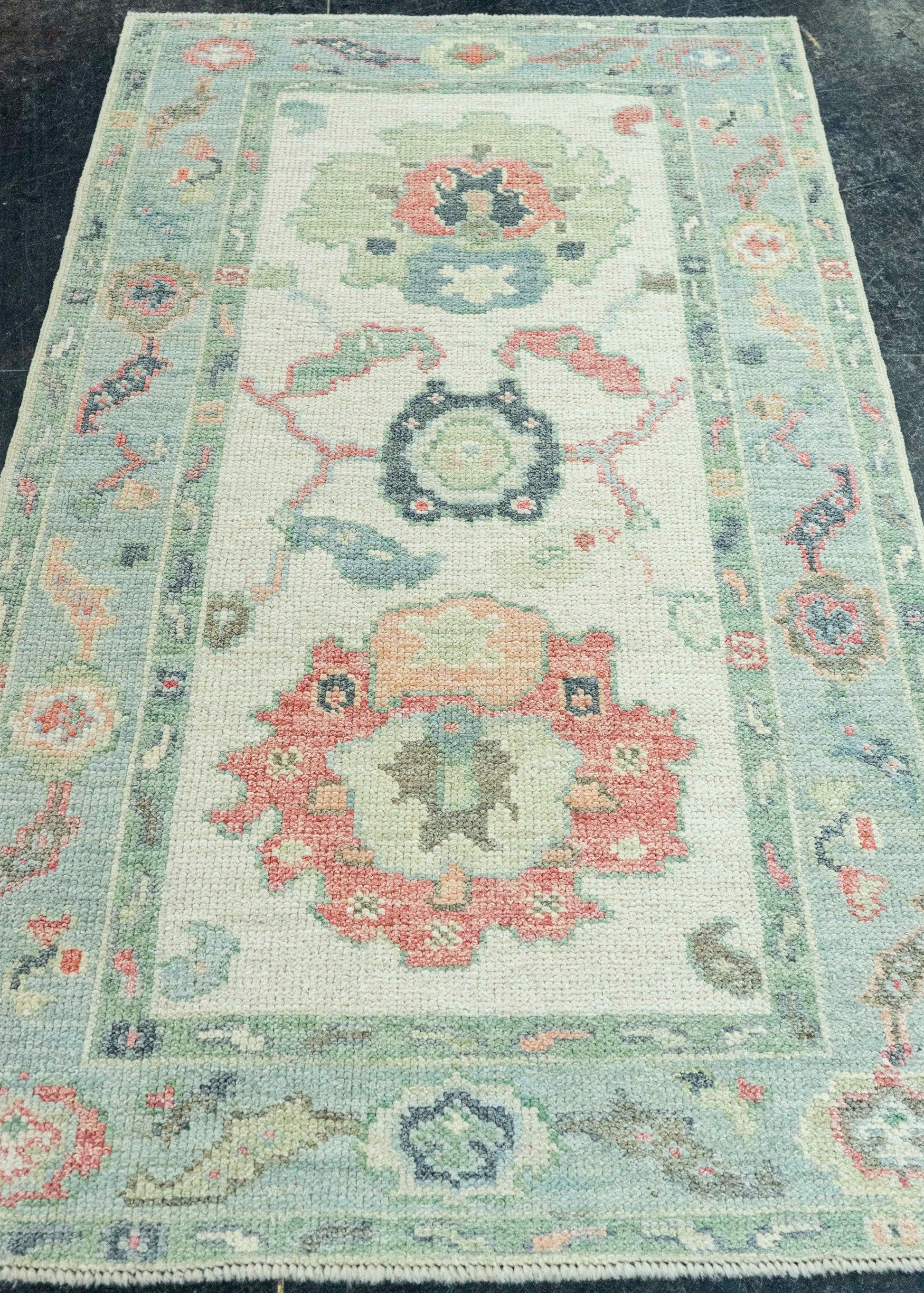Turkish Oushak Rug 2'10" x 5' #20228