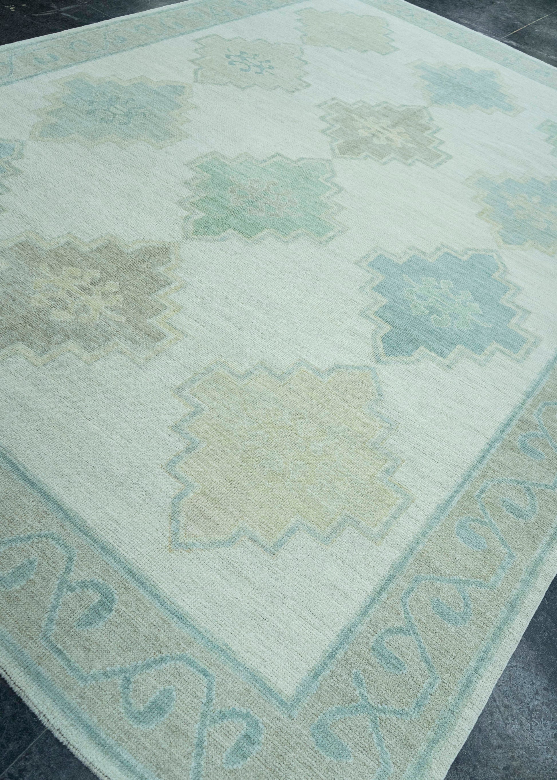 Turkish Oushak Rug 8'9" x 12'5" #19296