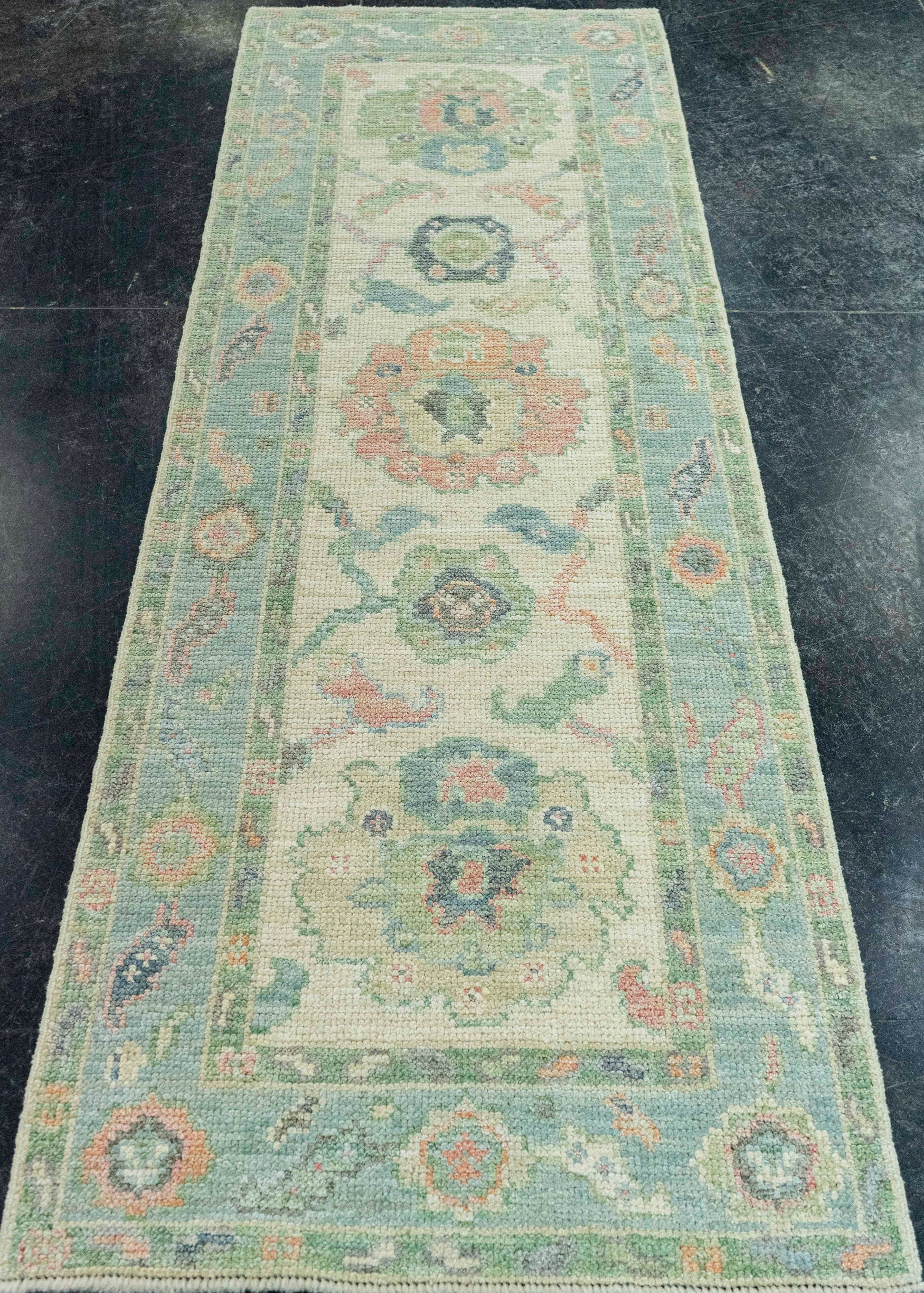 Turkish Oushak Rug 2'2" x 6'2" #20226