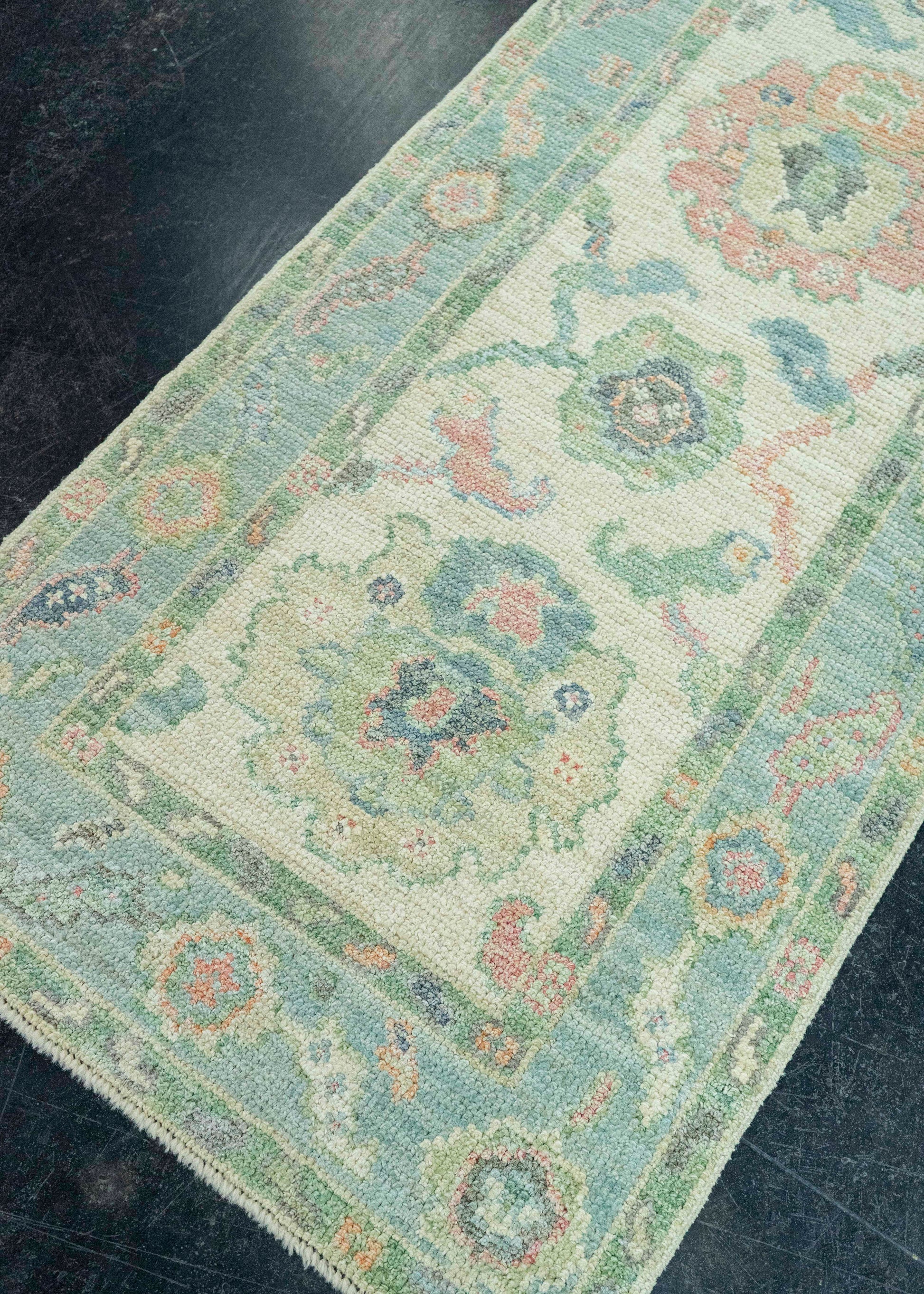 Turkish Oushak Rug 2'2" x 6'2" #20226