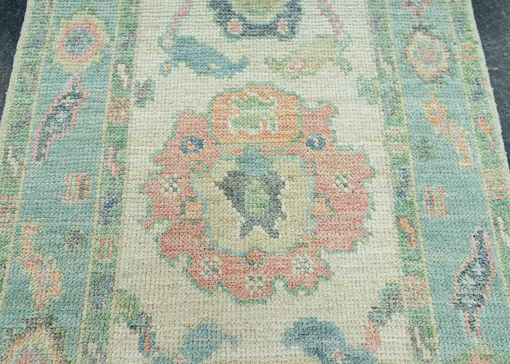Turkish Oushak Rug 2'2" x 6'2" #20226