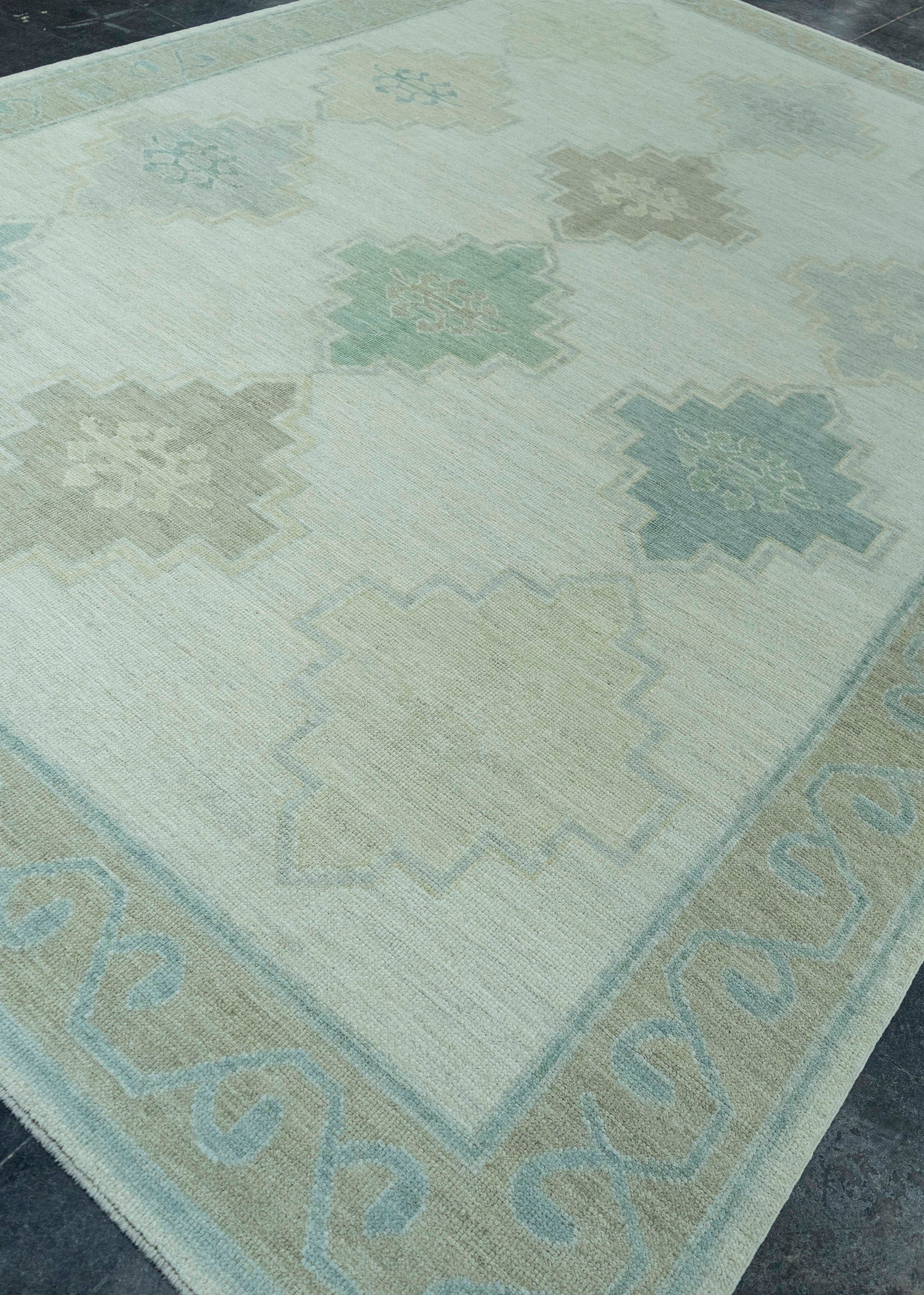 Turkish Oushak Rug 8'10" x 12'5" #19257