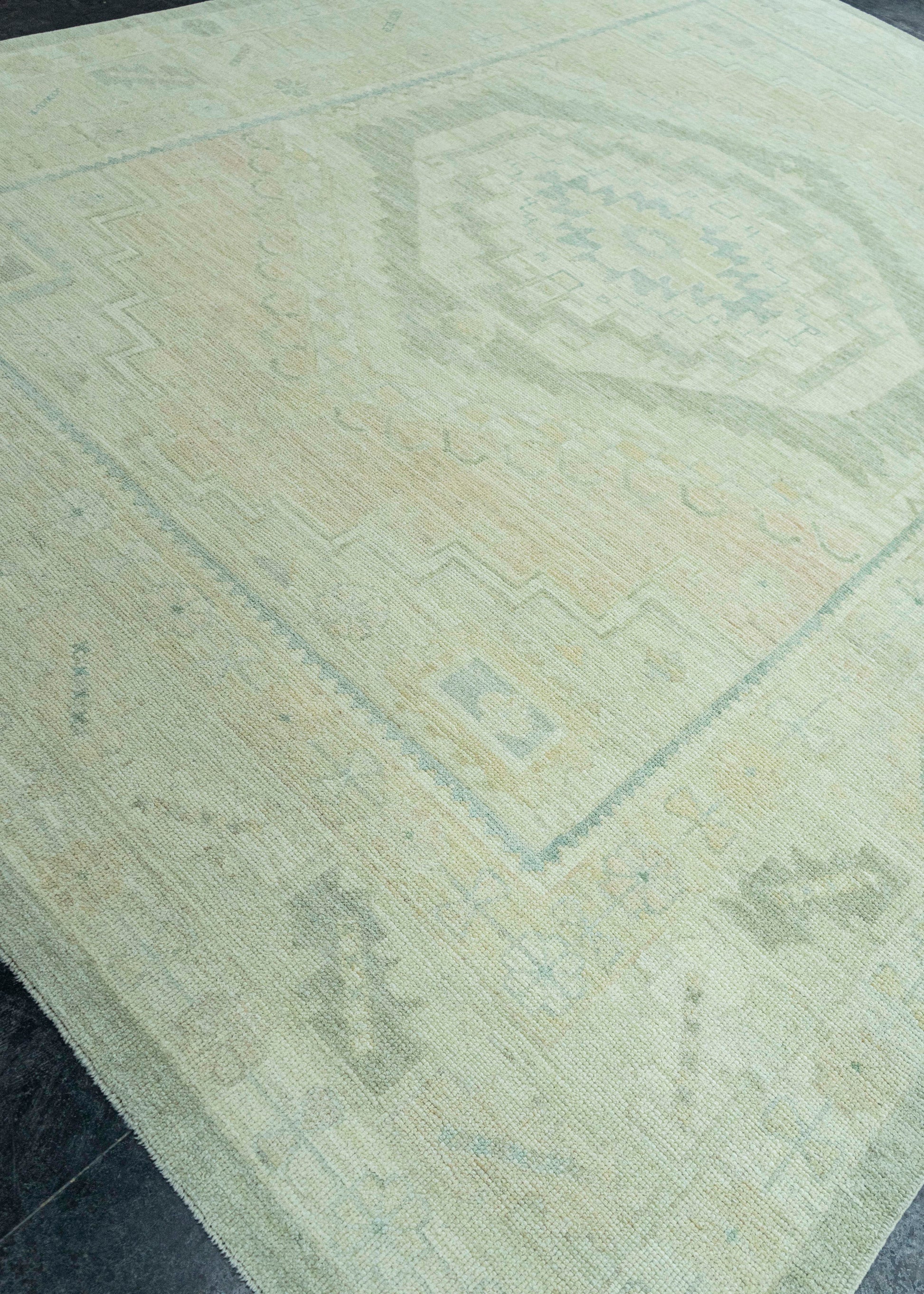 Turkish Oushak Rug 9'2" x 12'3" #19350